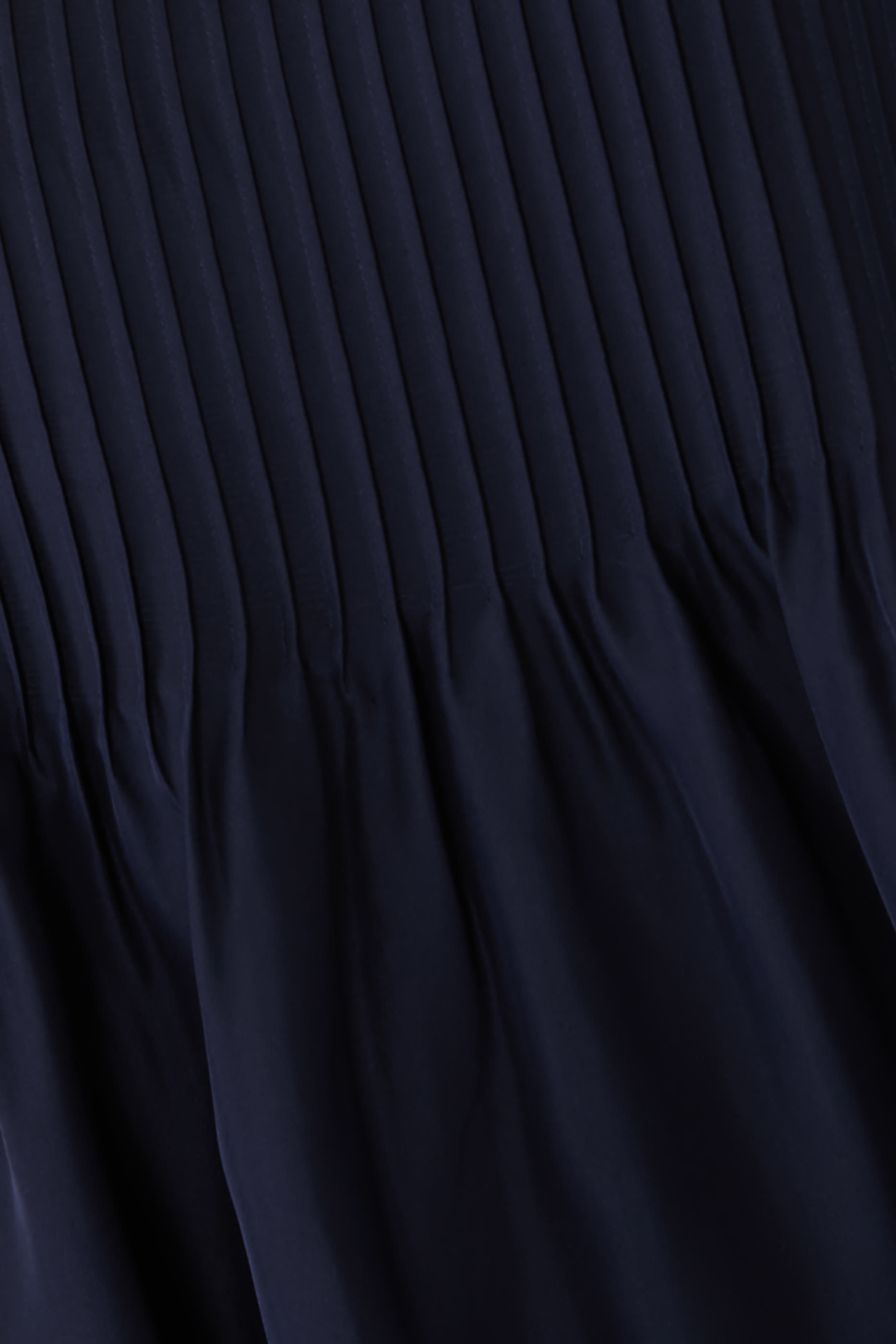 Bateau Neck Pleated Top