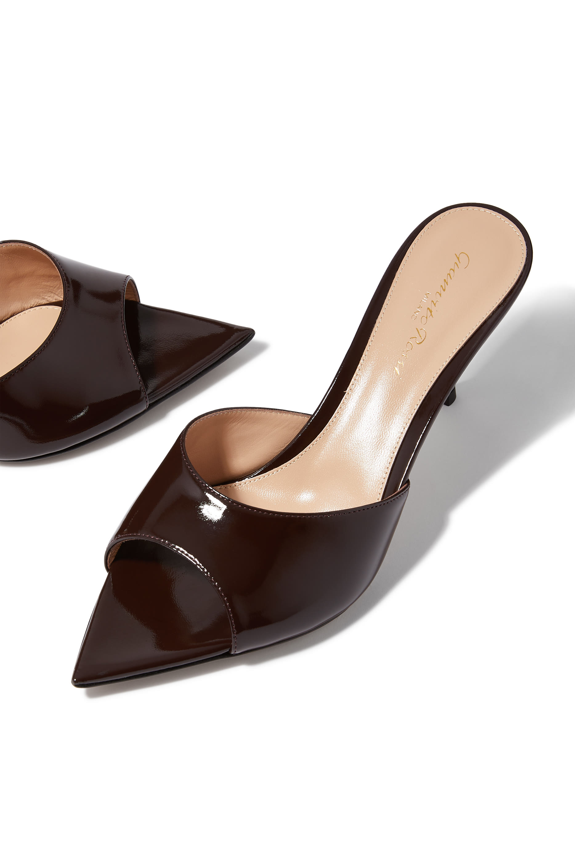 Elle 70 Patent Leather Mules