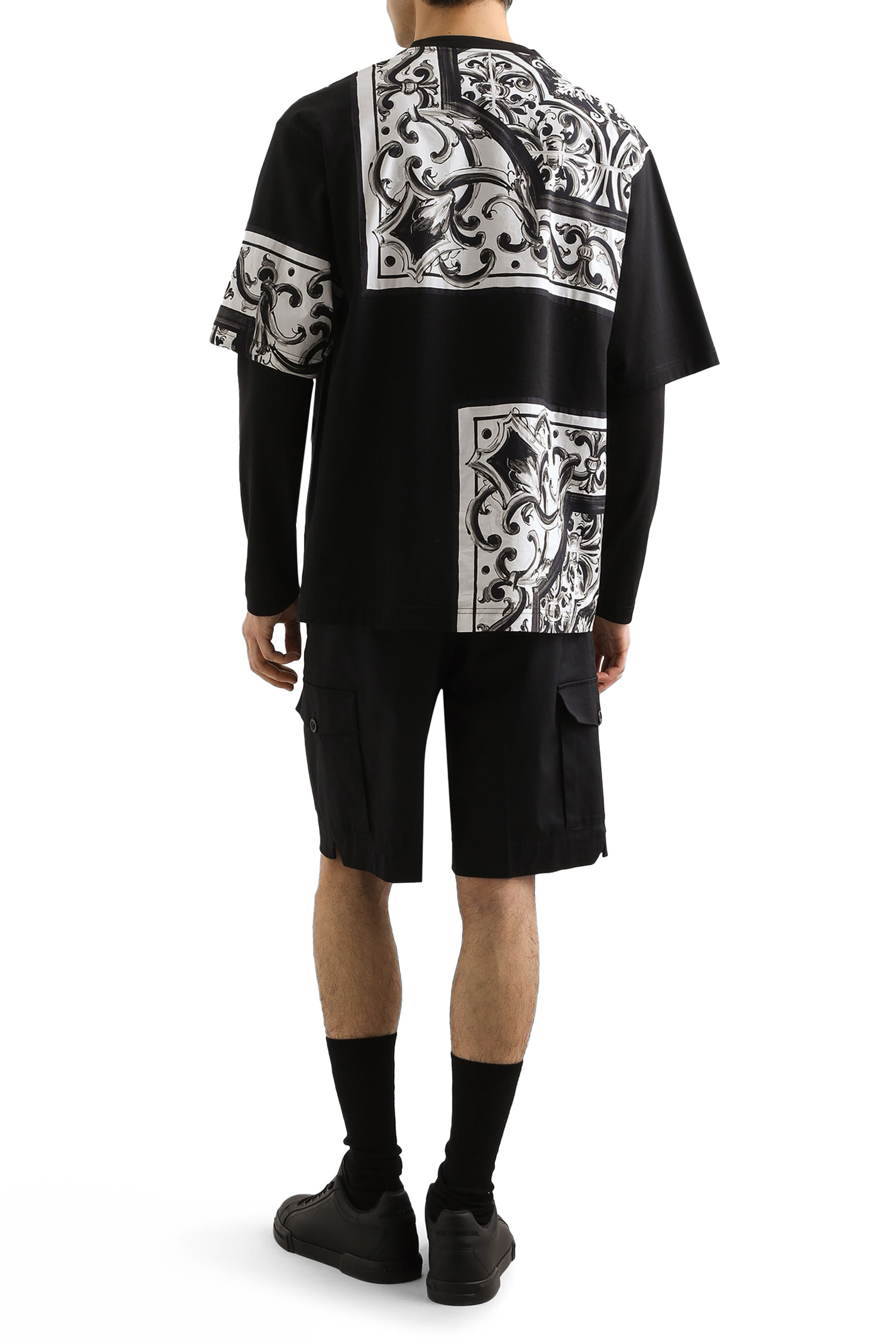 Cotton Gabardine Bermuda Shorts