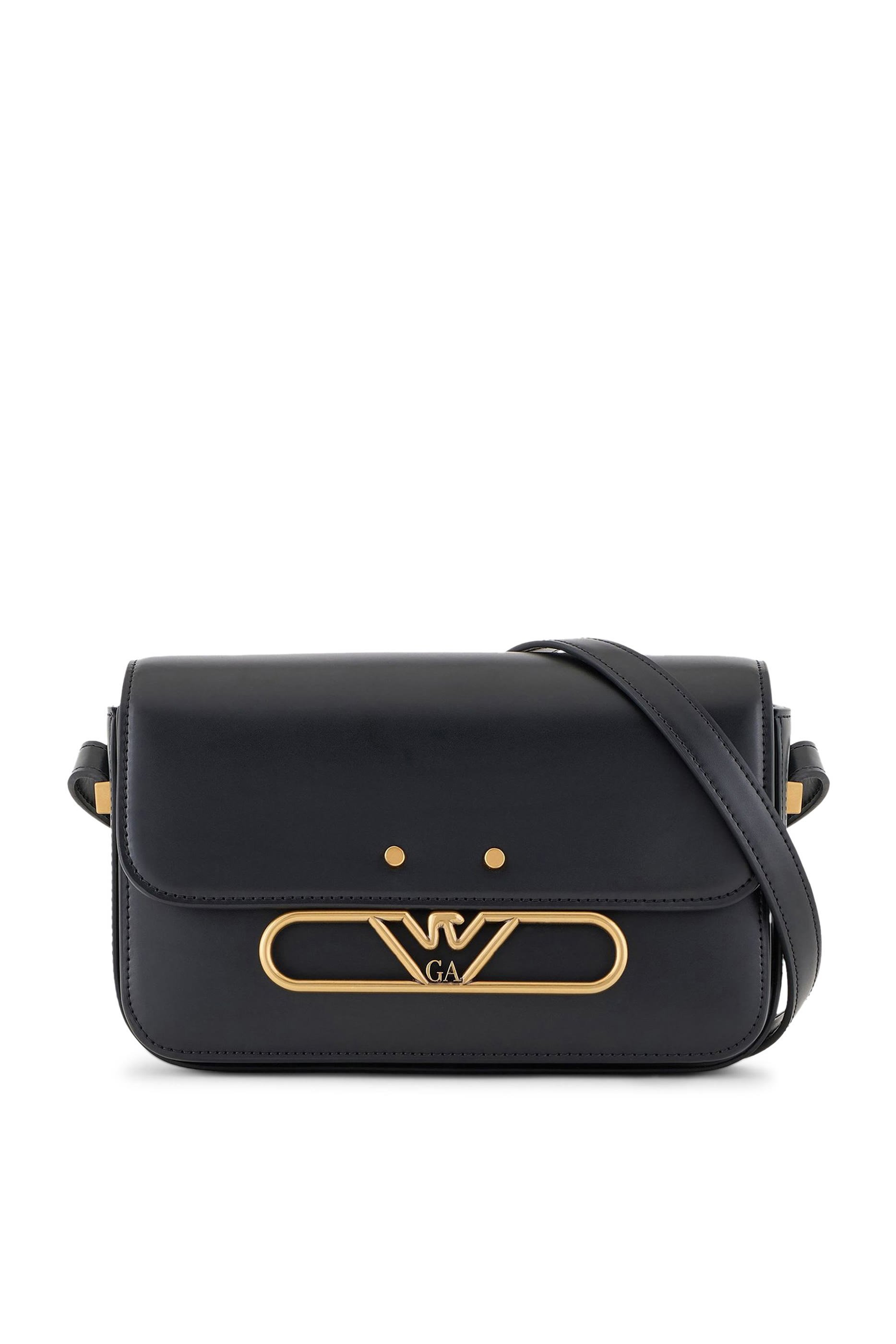 Metal Eagle Logo Shoulder Bag