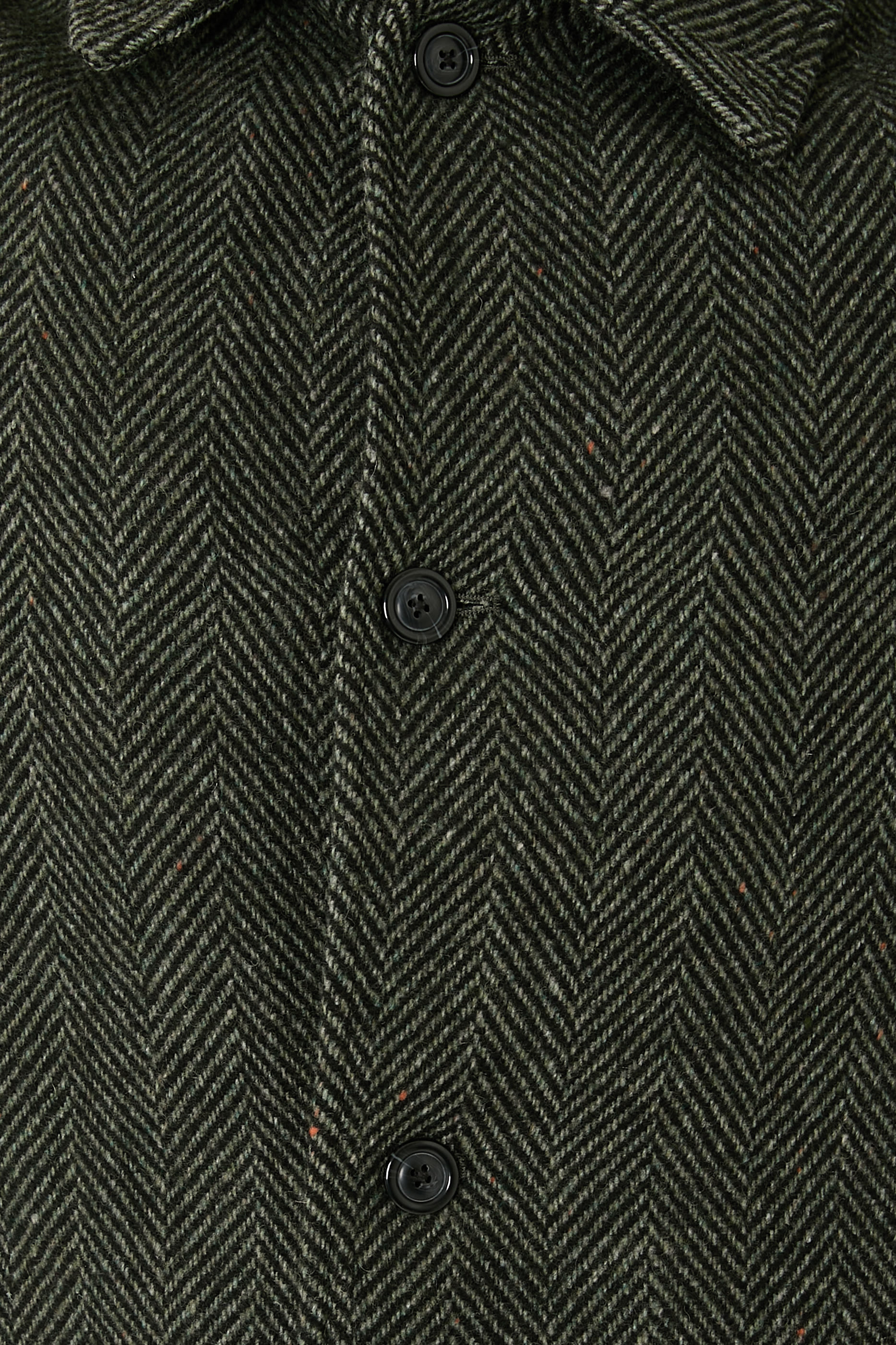 Maximilian Herringbone Wool Coat