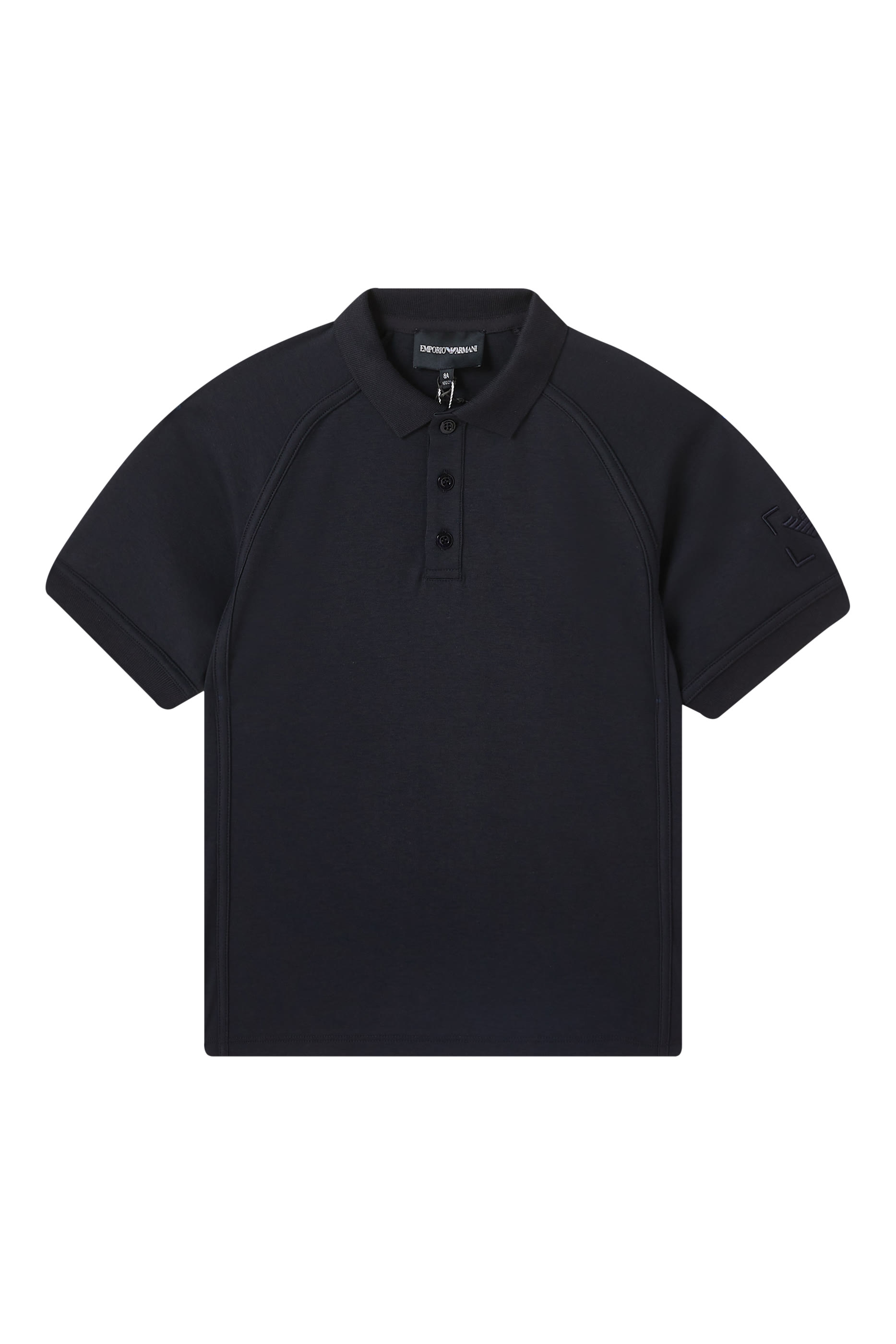 Kids Eagle Logo Jersey Polo Shirt