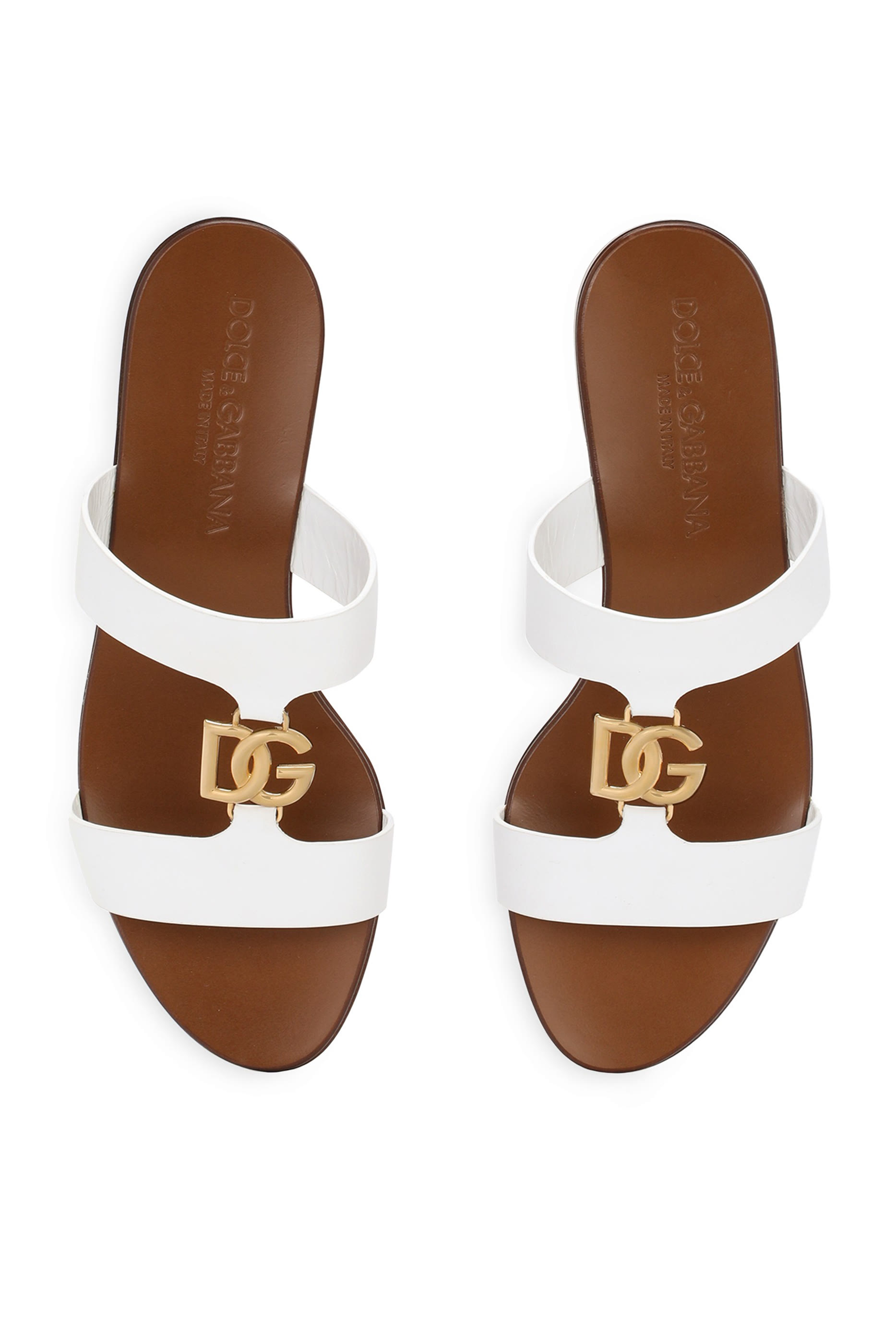 Calfskin Sliders with DG Logo