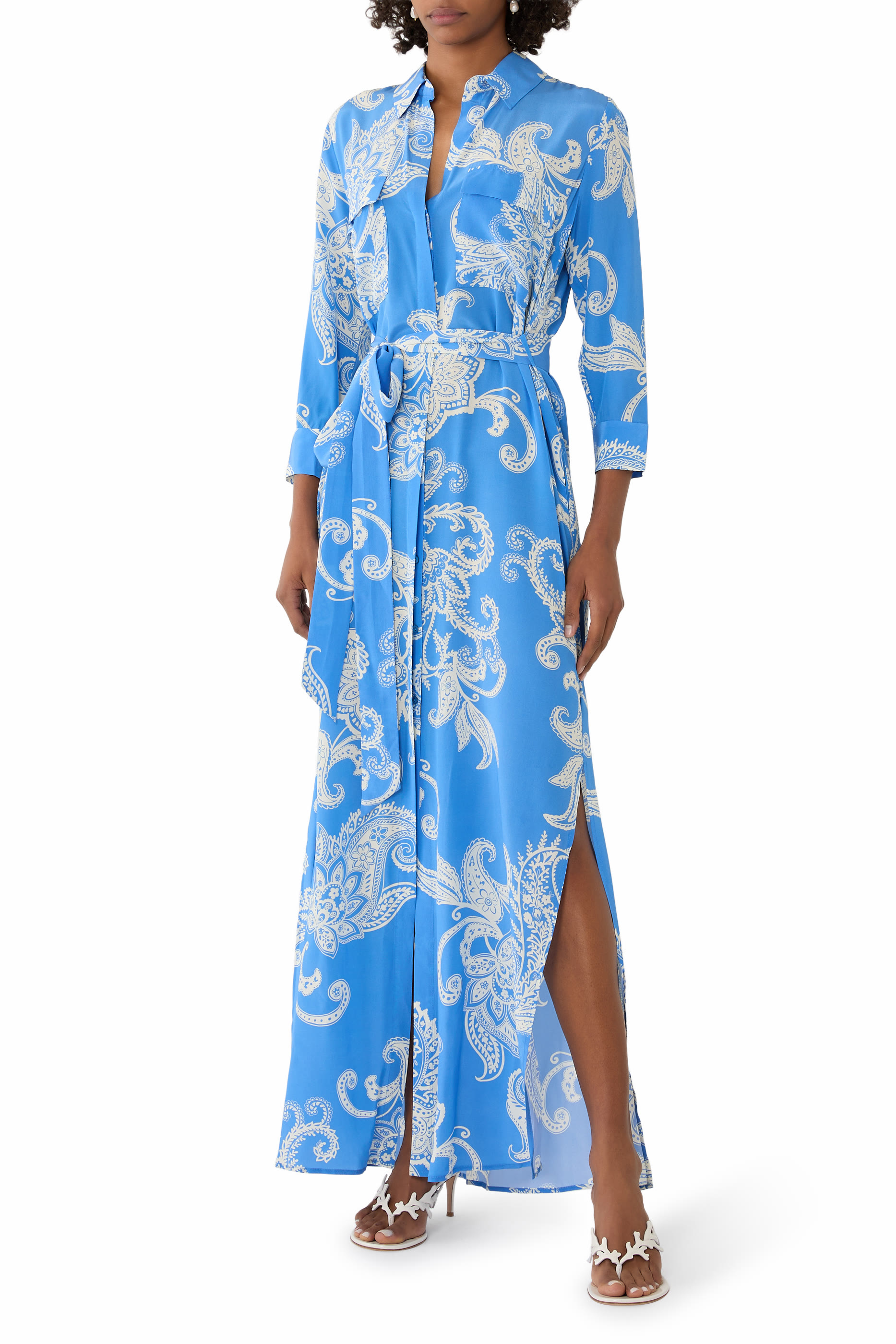 Cameron Silk Shirt Dress