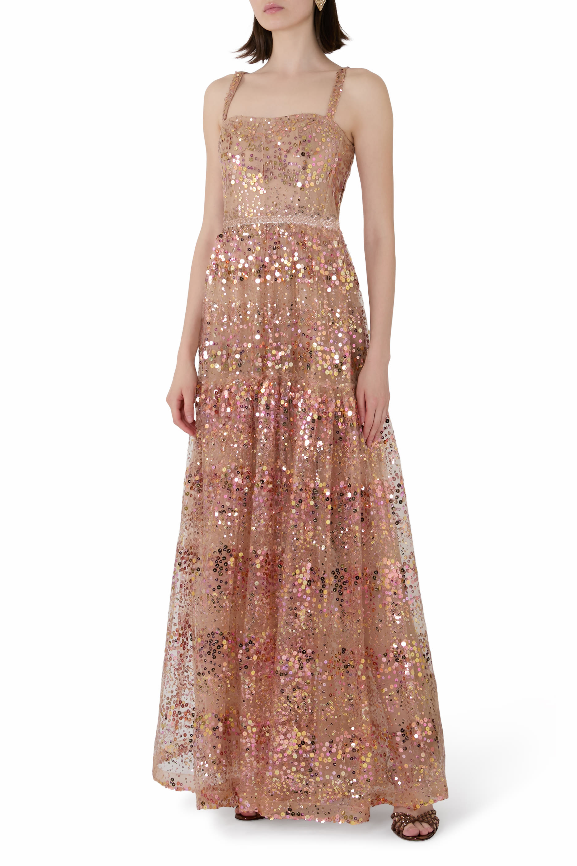 Midnight Sequinned Gown