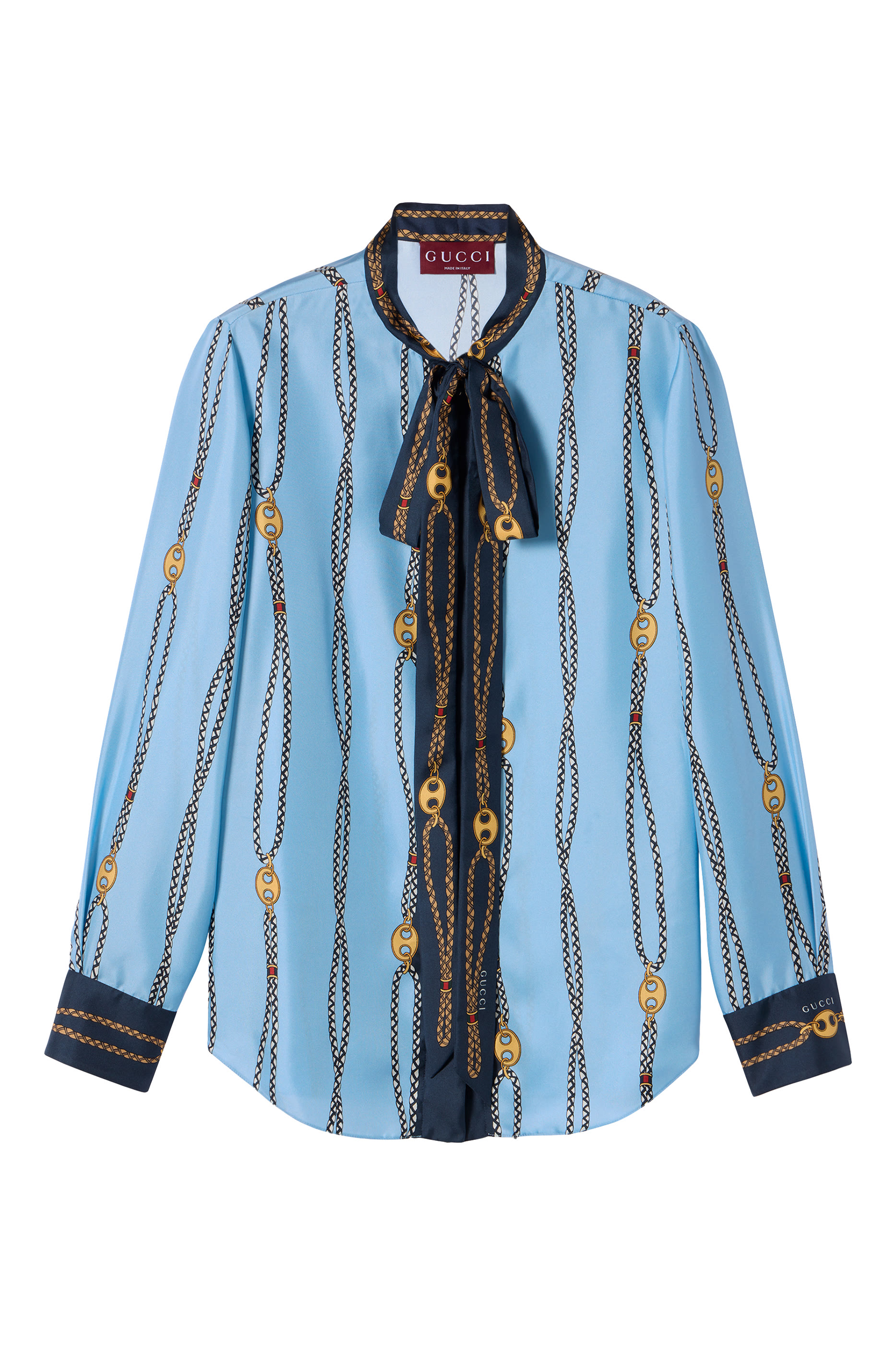 Printed Silk Twill Shirt 