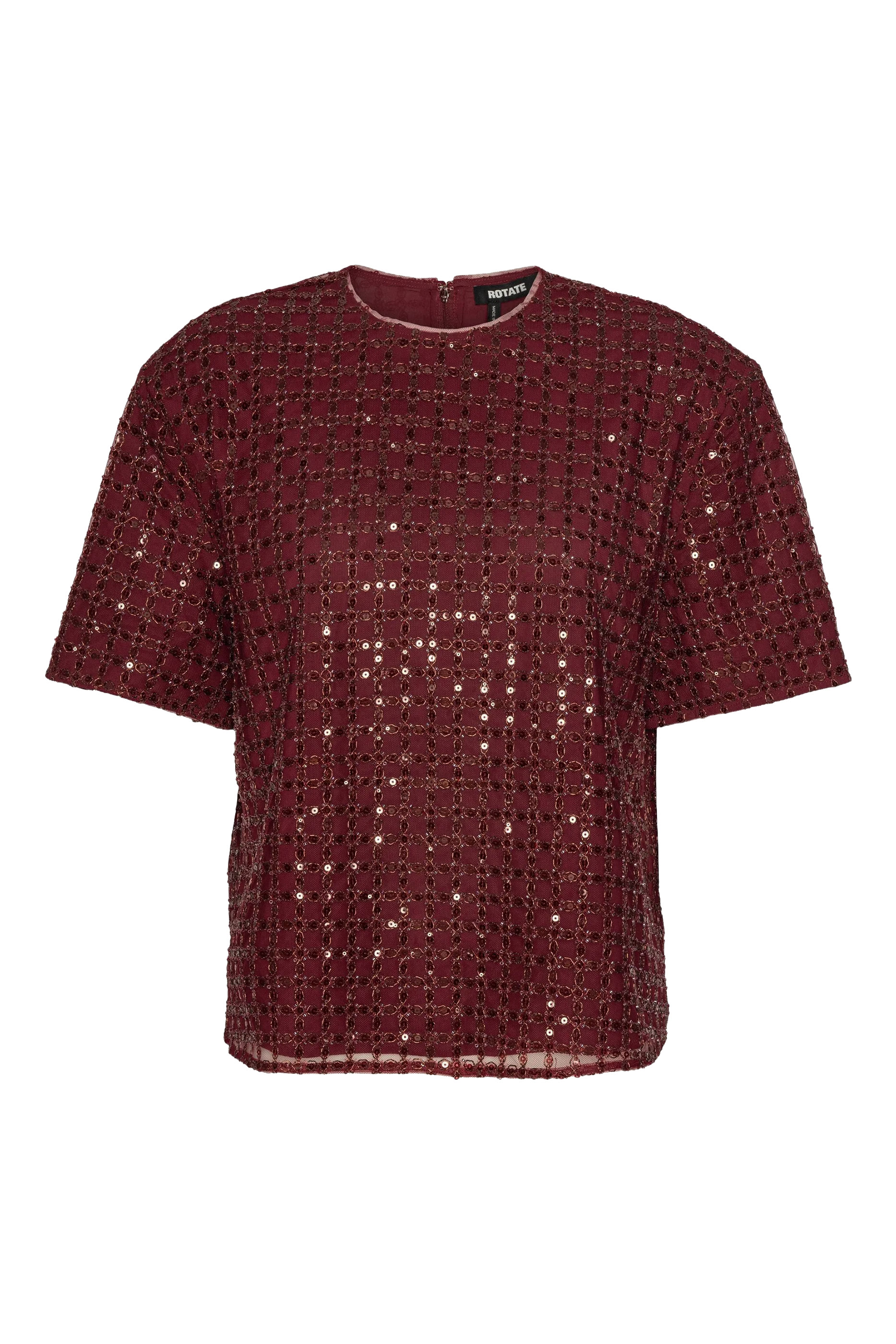 Beaded Oversized Top