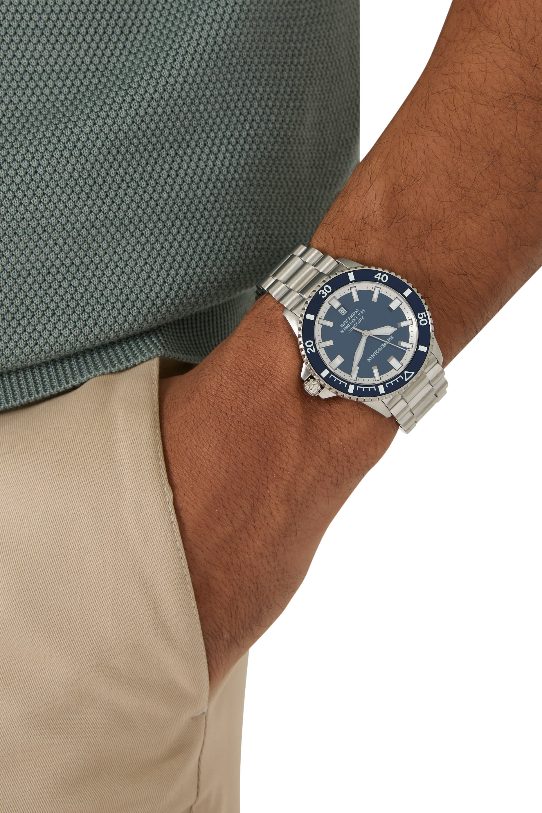  Sea Explorer Automatic Stainless Steel Watch 