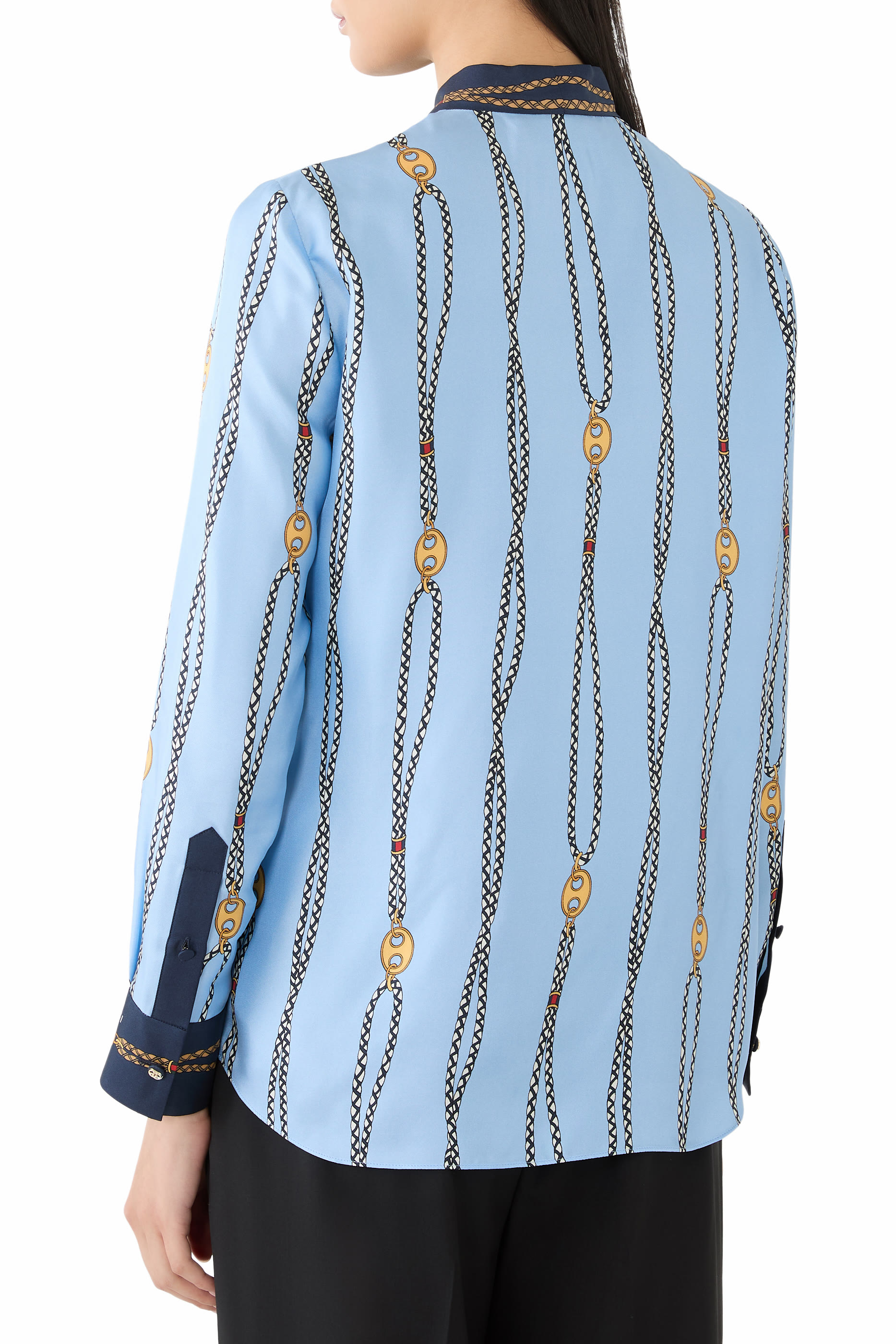 Printed Silk Twill Shirt 