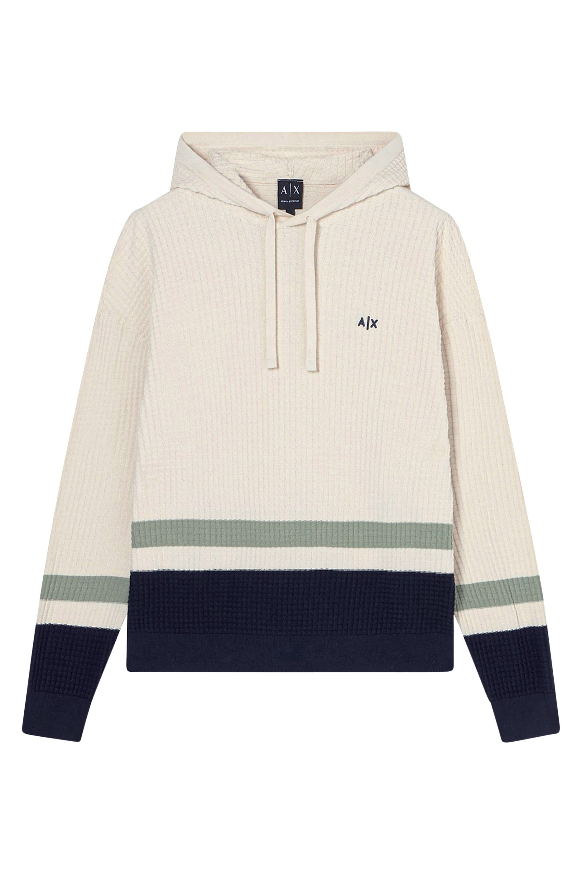 AX Logo Cotton-Jersey Hoodie