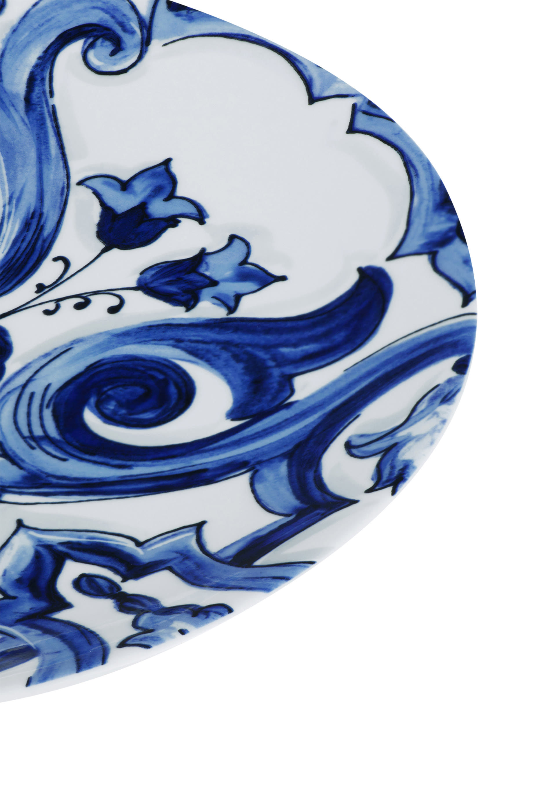 Blu Mediterraneo Foglie Service Plate
