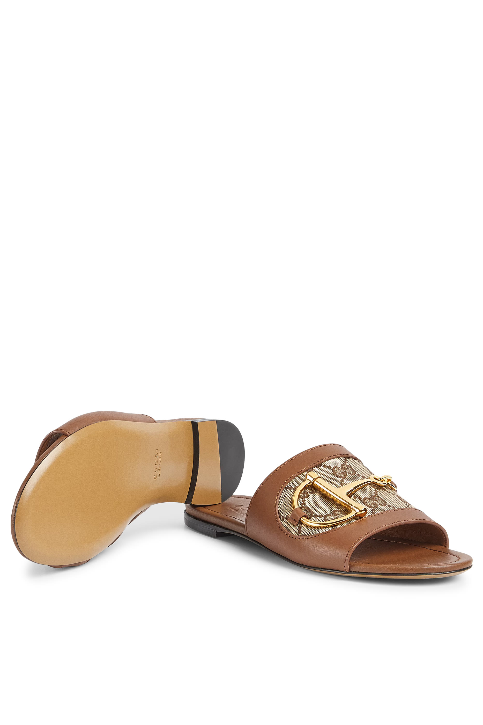  Horsebit Slide Sandals