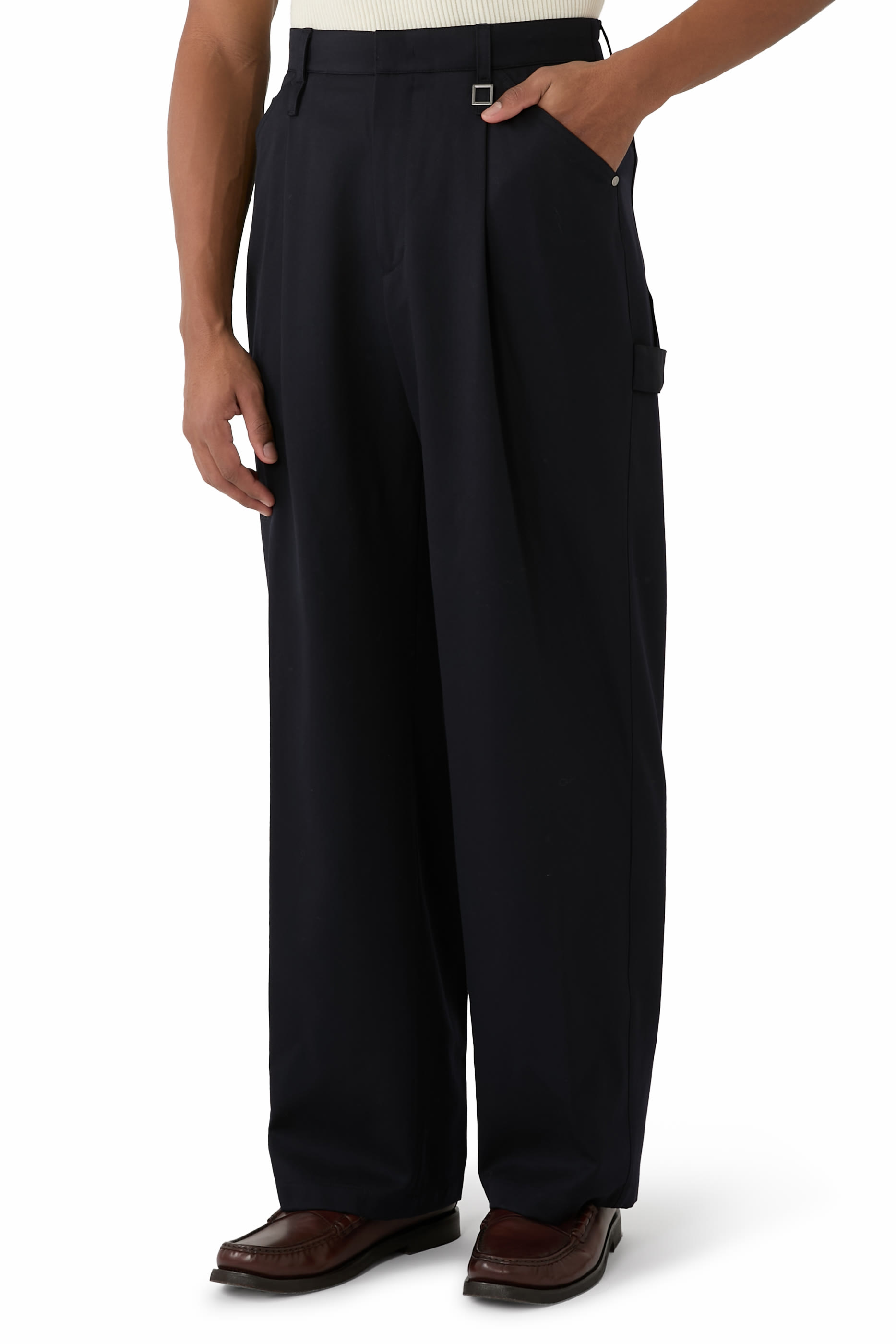 Band Wool Pants