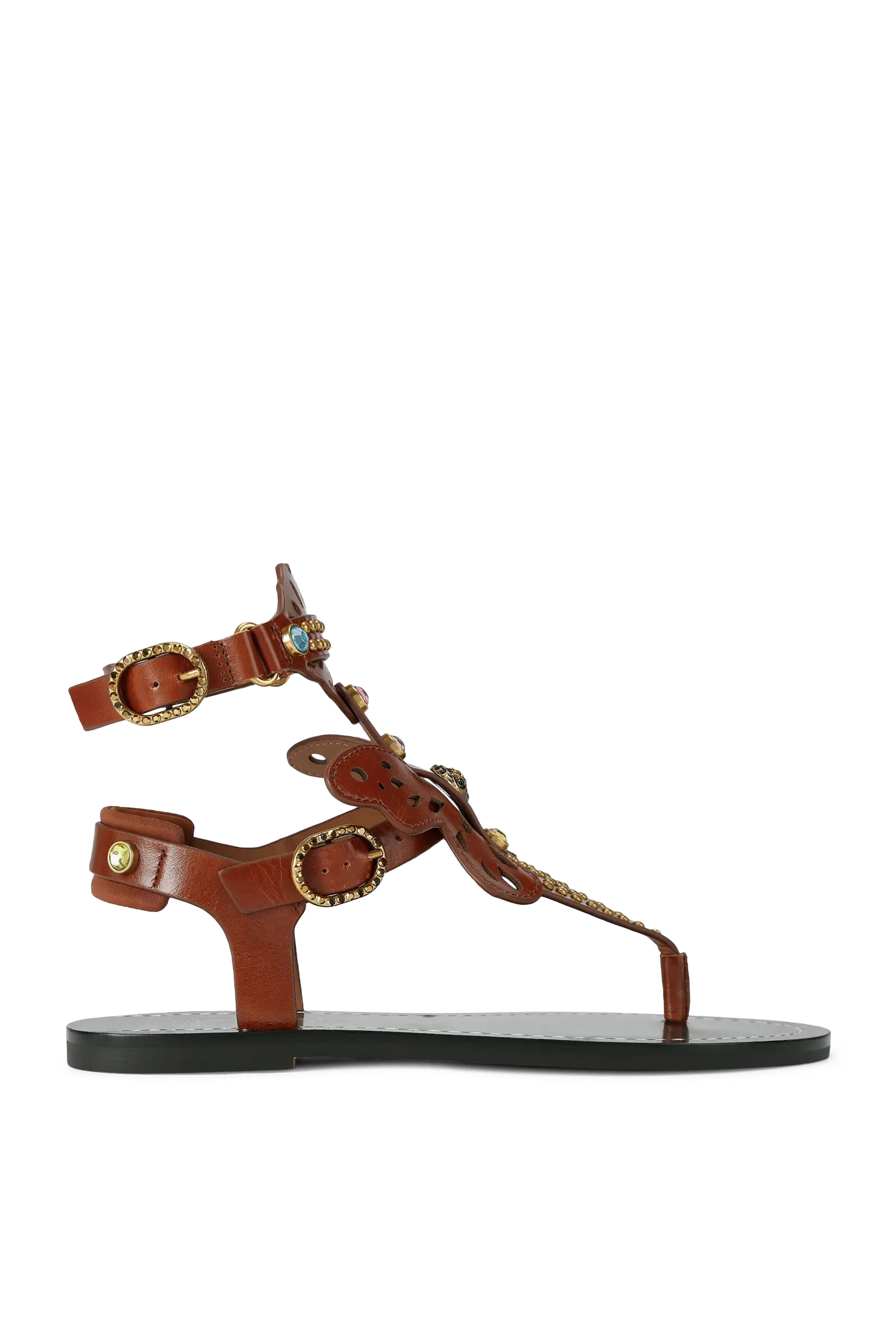 Boho Butterfly Gladiator Flats