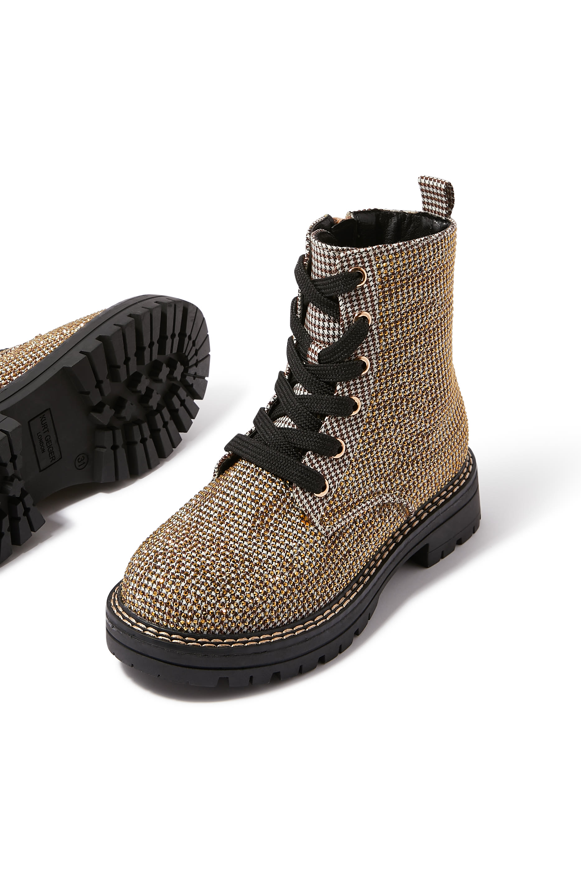 Kids Mini Burlington Fabric Ankle Boots