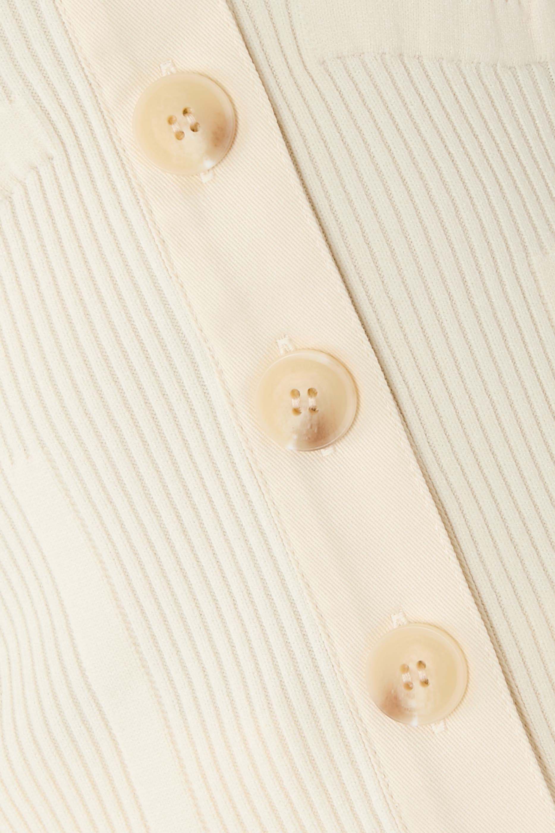 Off-The-Shoulder Ribbed-Knit Cardigan