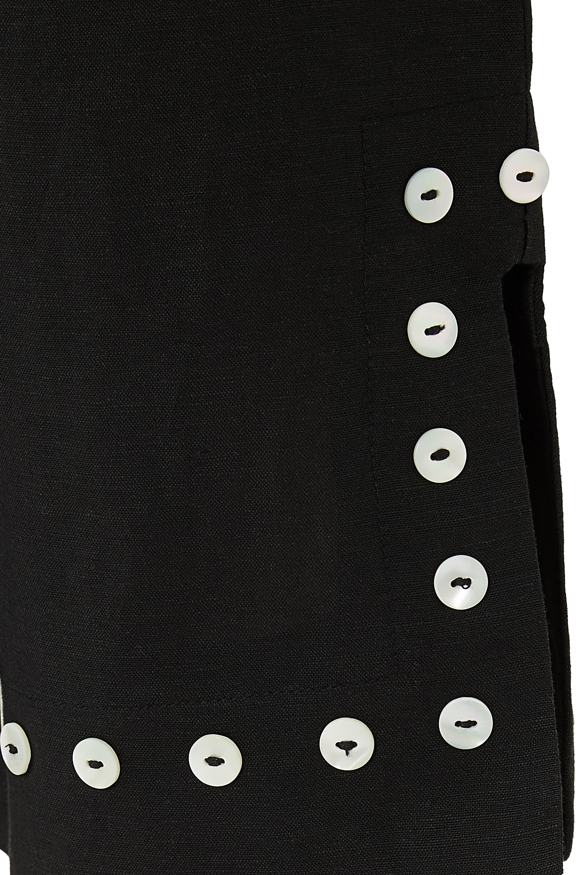 Piha Linen-Blend Flared Pants 