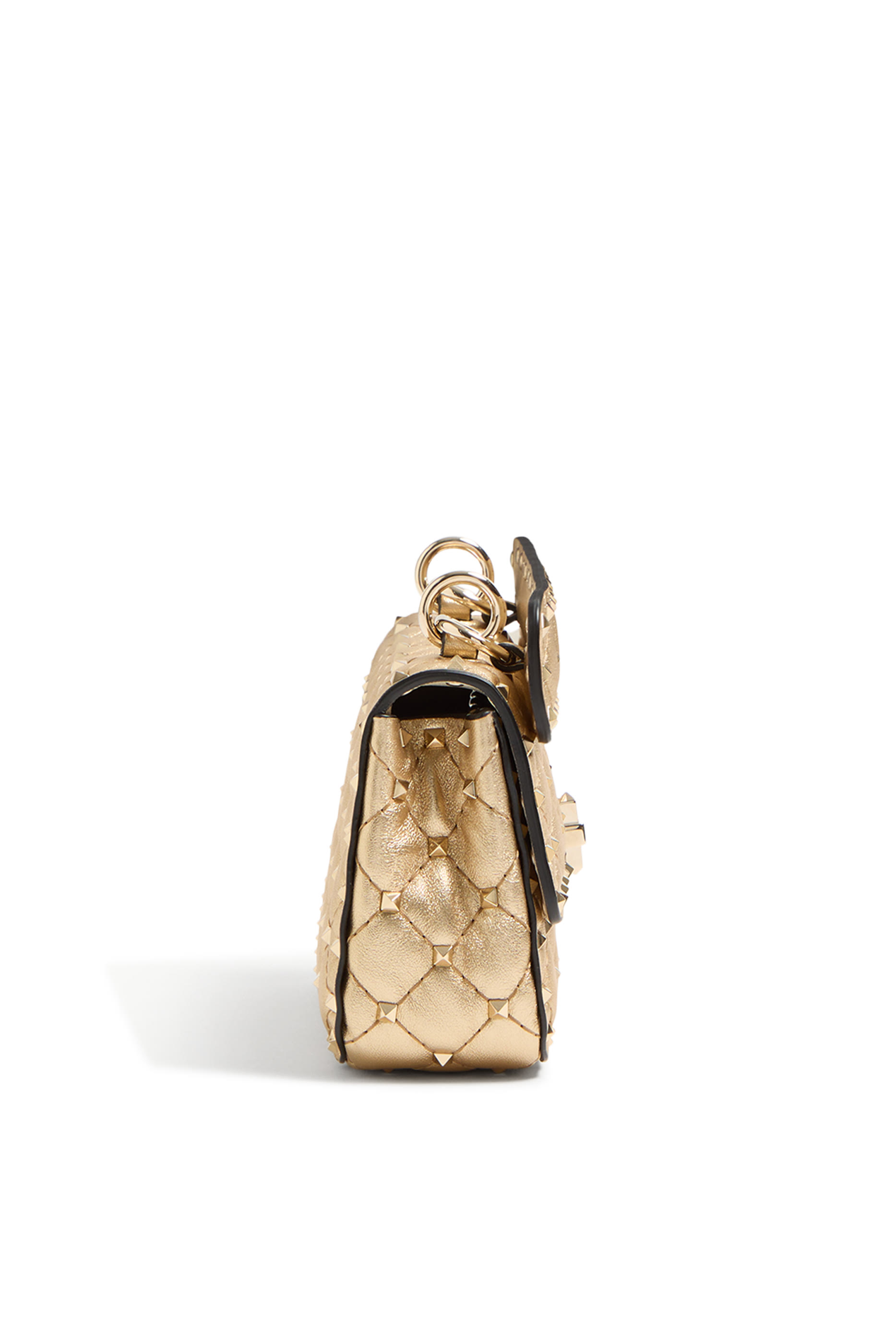 Rockstud Spike Small Laminated Nappa Bag 
