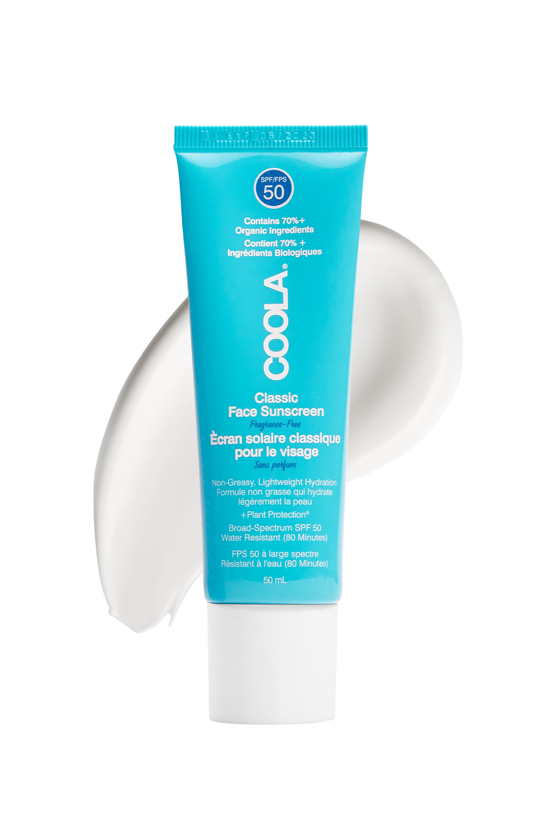 Unscented &ndash; Classic Face Organic Sunscreen Lotion SPF50