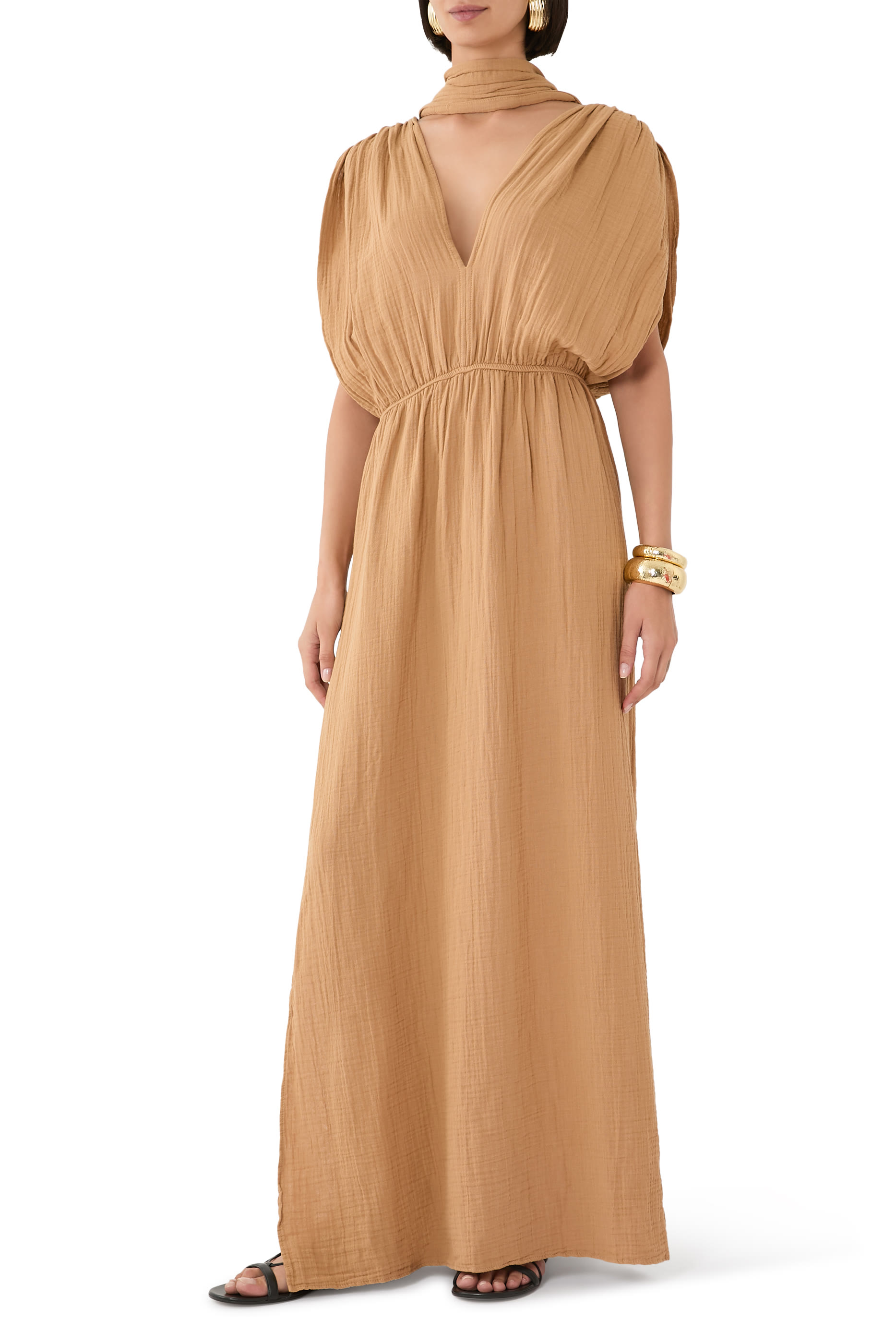 V-Neck Maxi Dress
