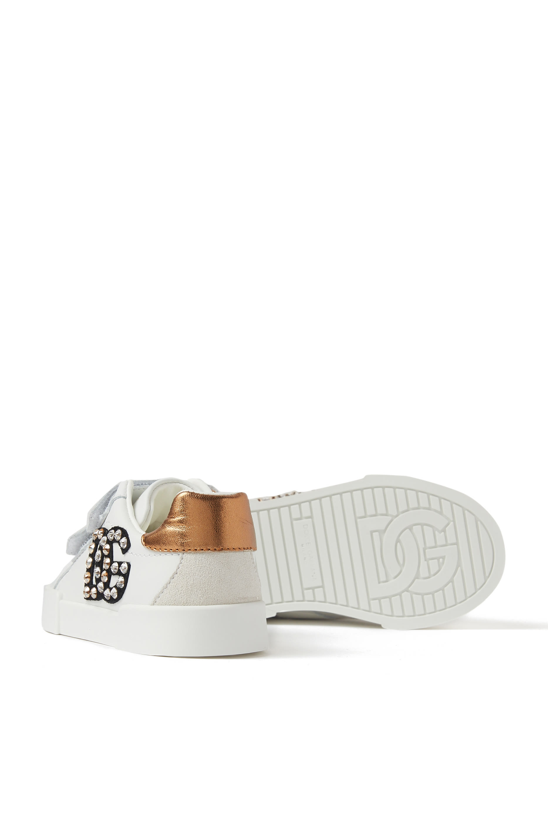Kids Portifino Leather Sneakers