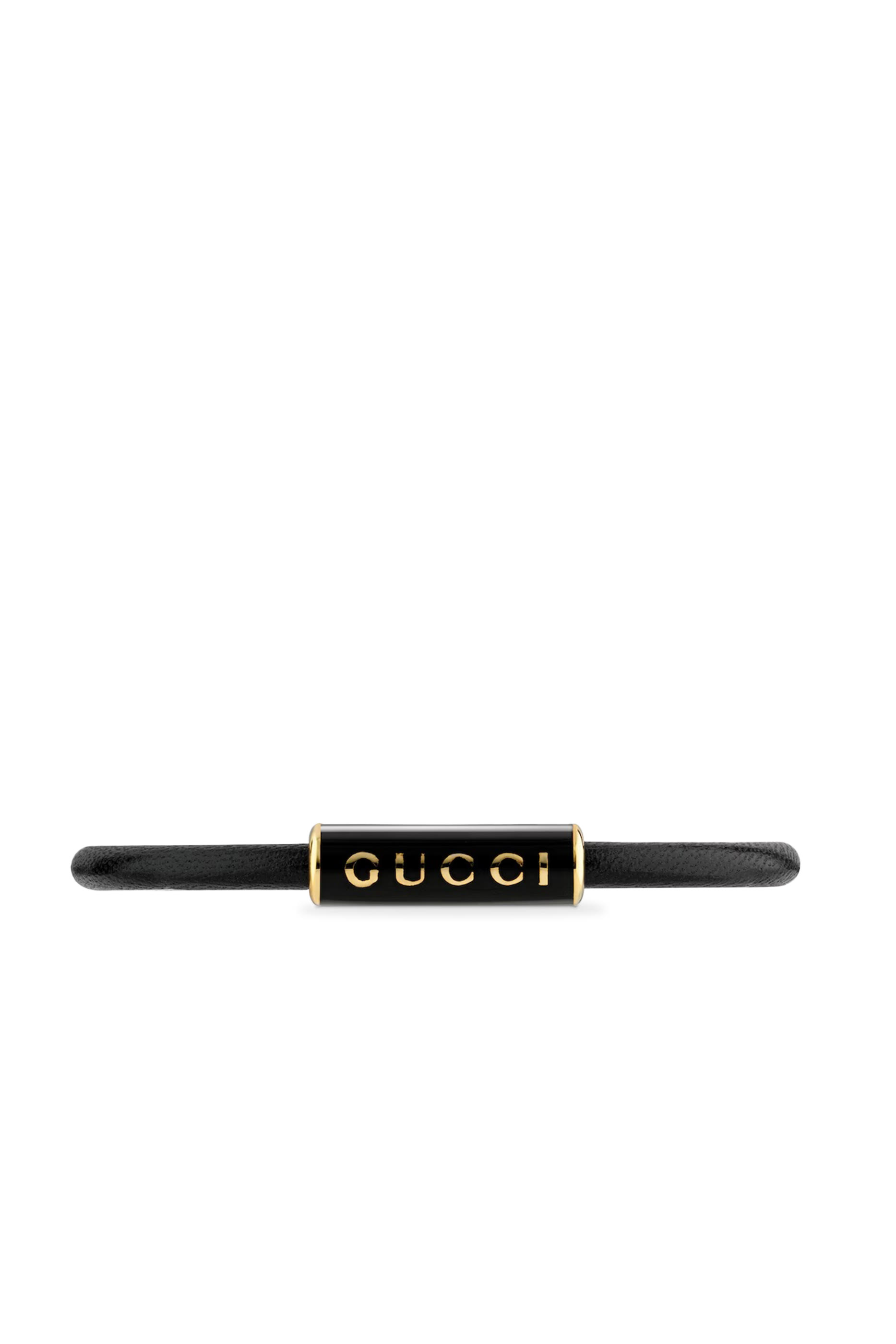 Logo Leather Bracelet