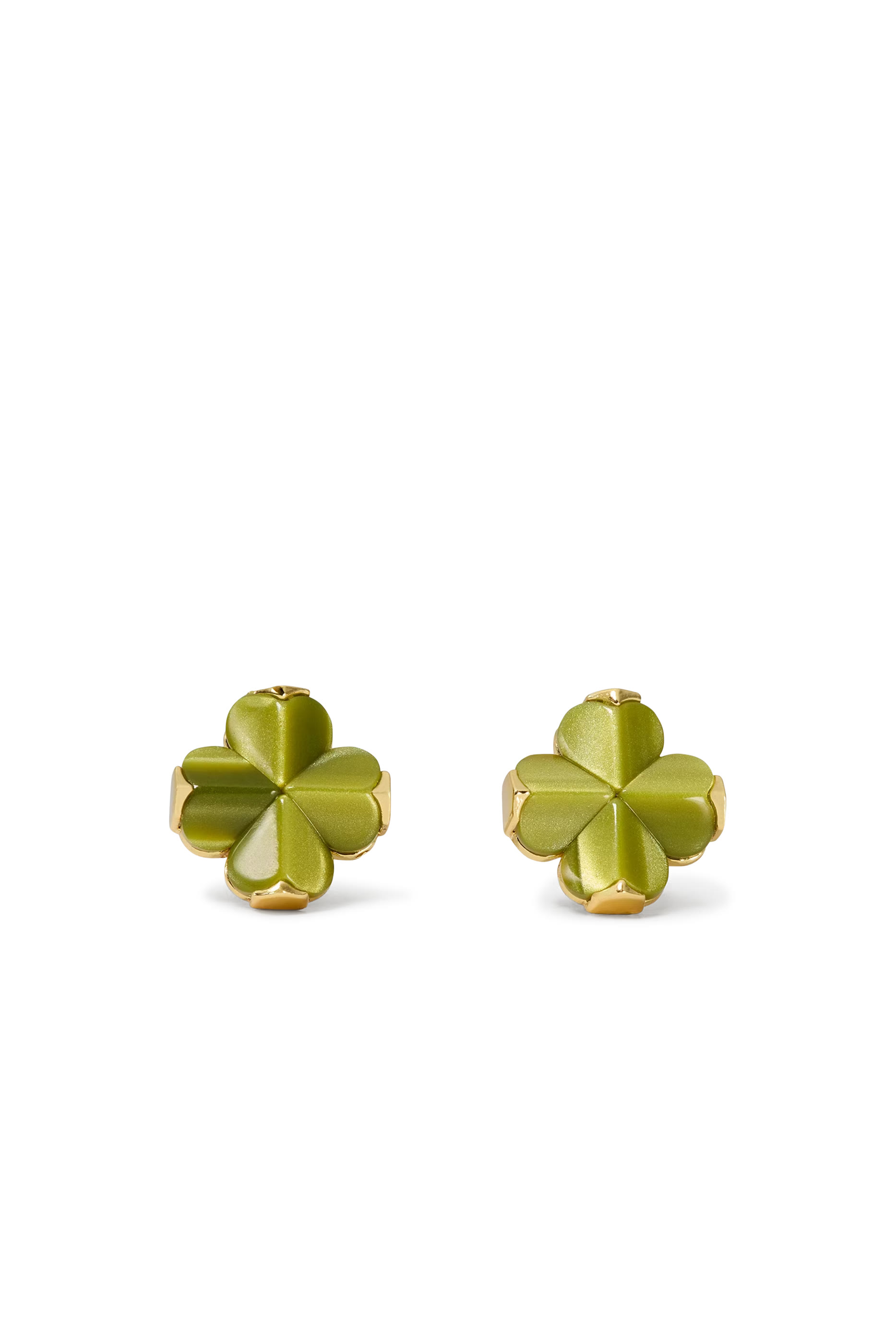 Spade Flower Studs, Acetate & Titanium Posts