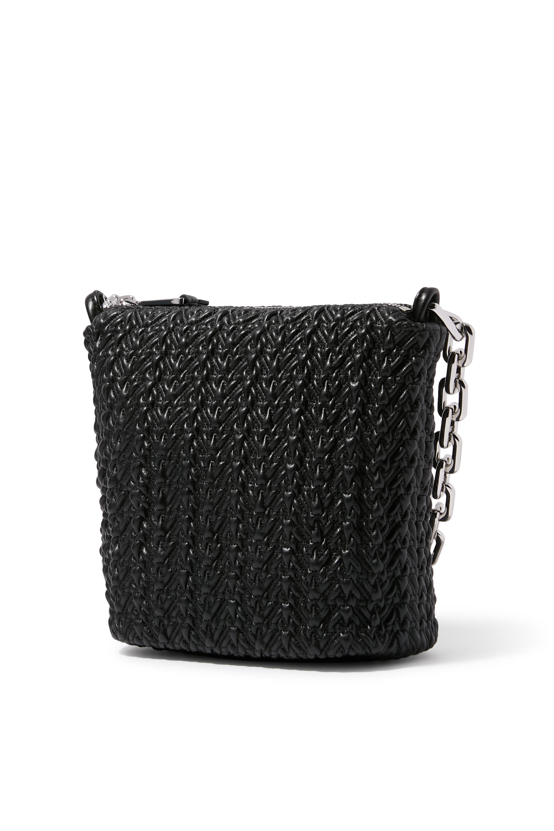 EA Logo Hobo Embossed Bag