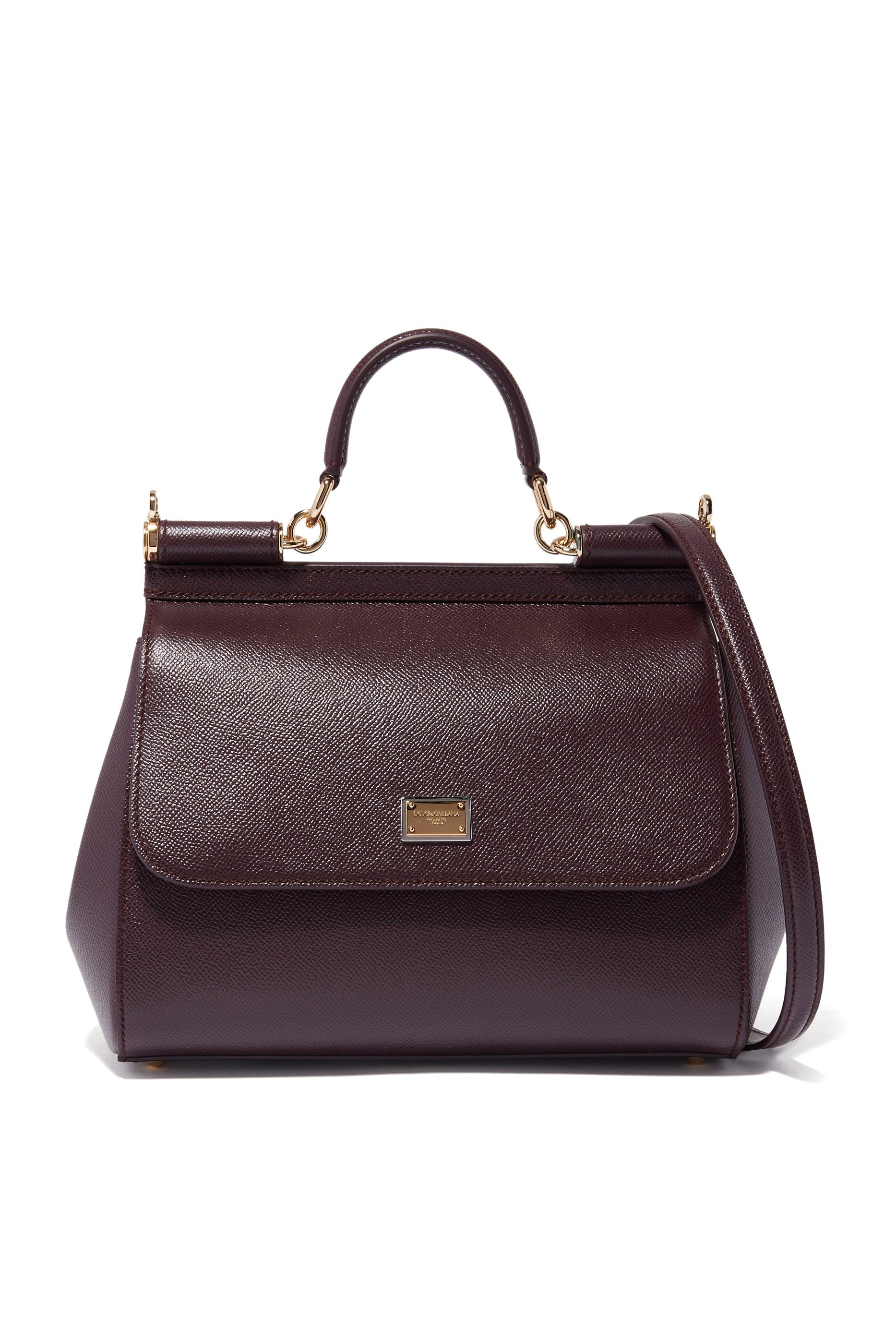 Large Dauphine Calfskin Sicily Bag