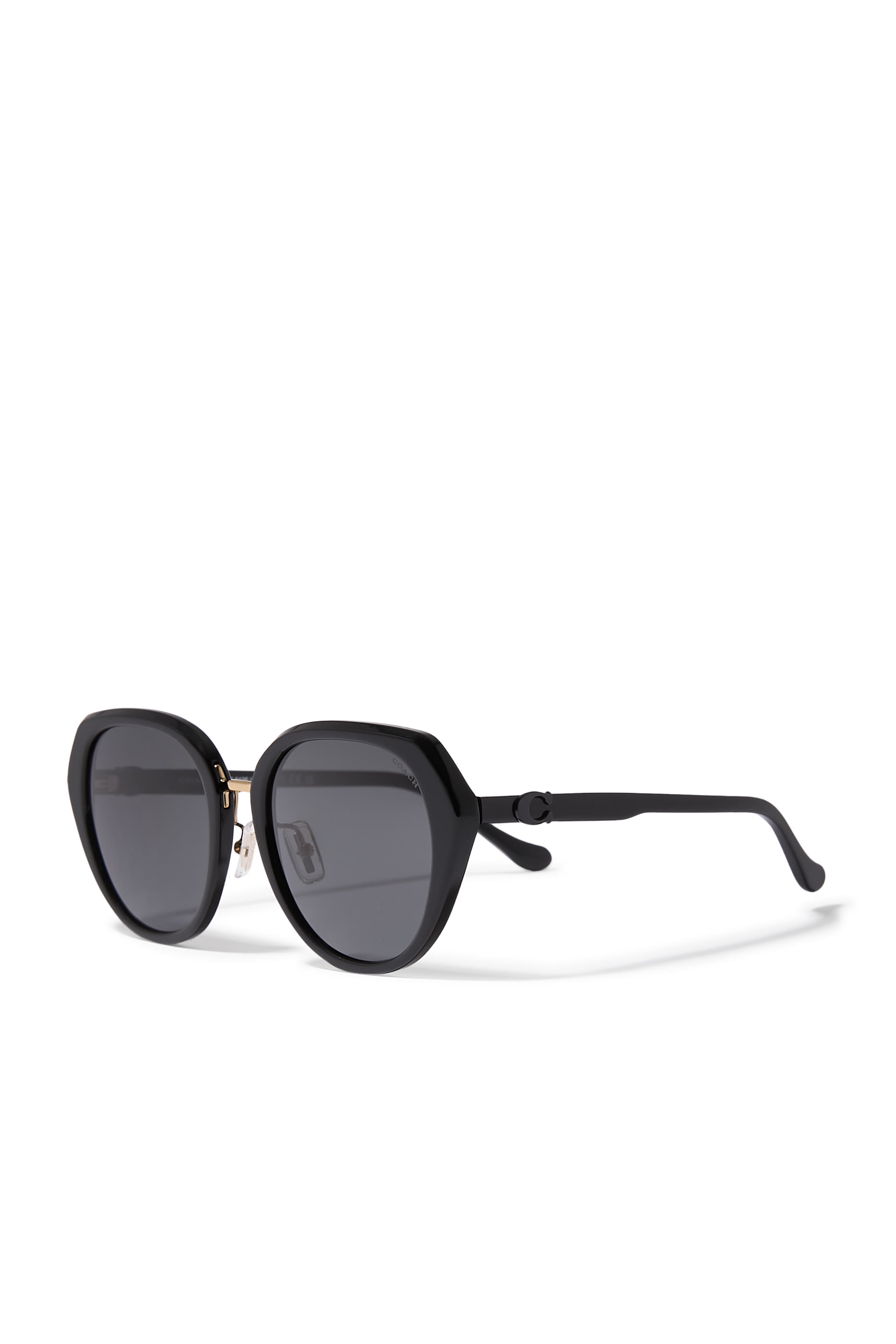 Cat Eye Frame Maxi C Thin Temple Sunglasses