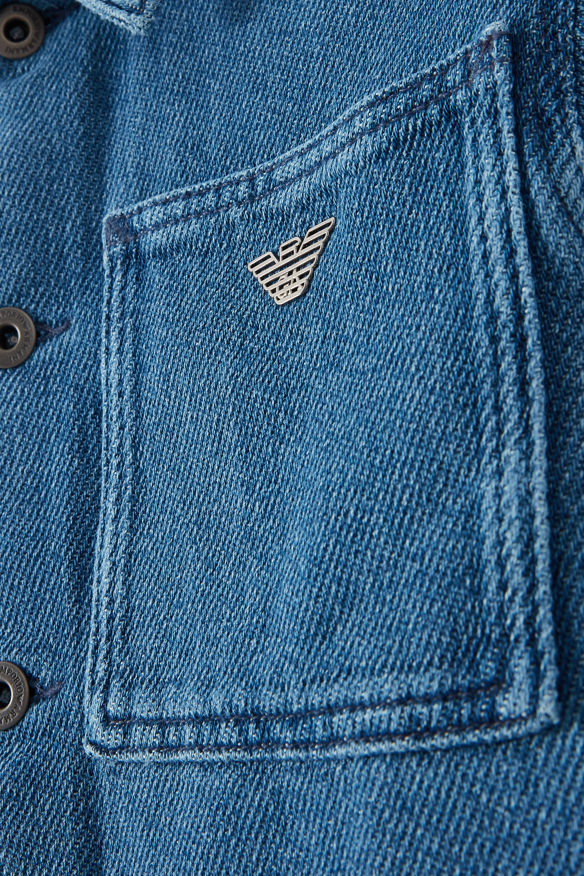 Kids Pocket Denim Shirt 