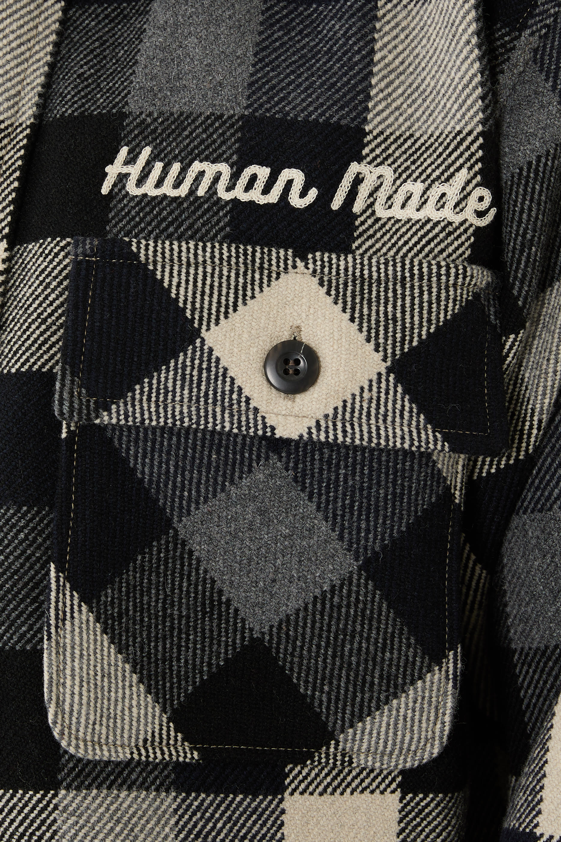 Wool Check Shirt Jacket 