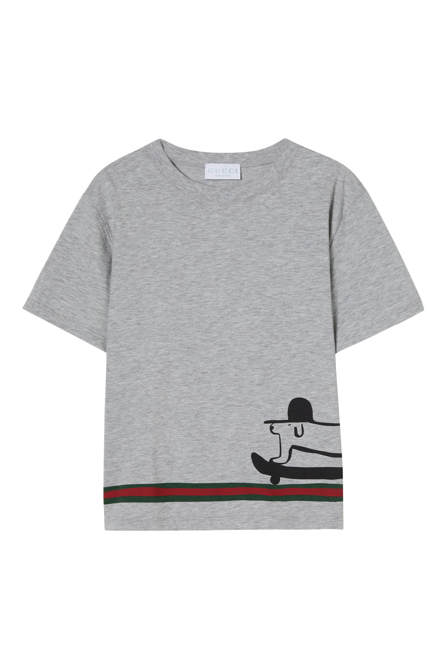 Kids Dog-Print Cotton T-Shirt