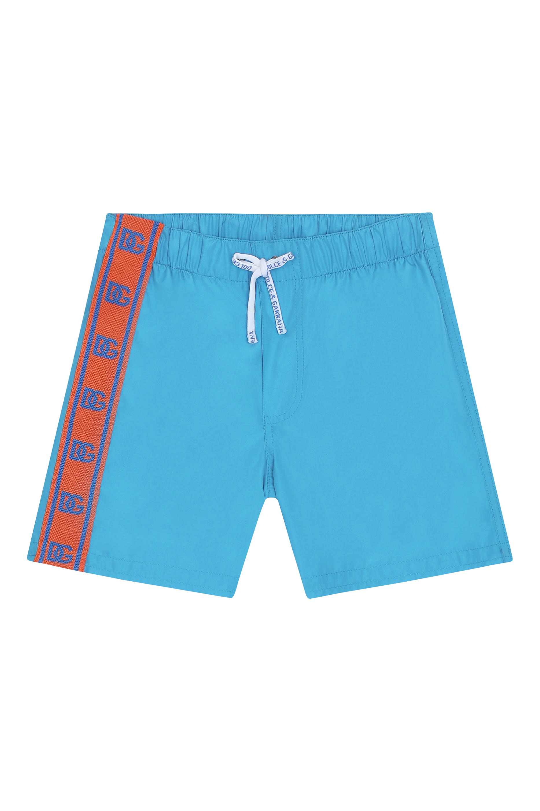 Kids  Nylon Swim Trunks with DG Logo Band