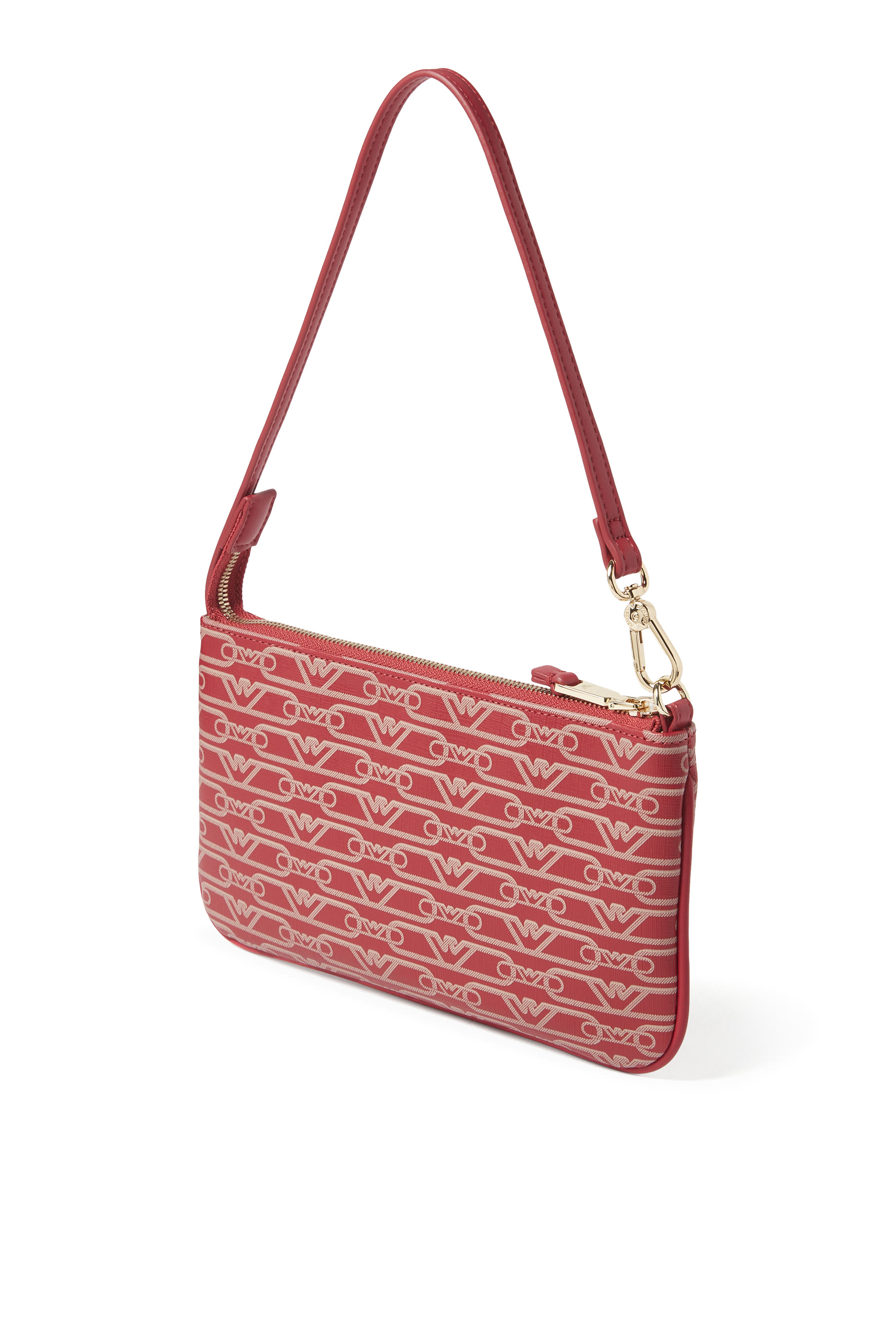  All-Over Monogram Print Bag