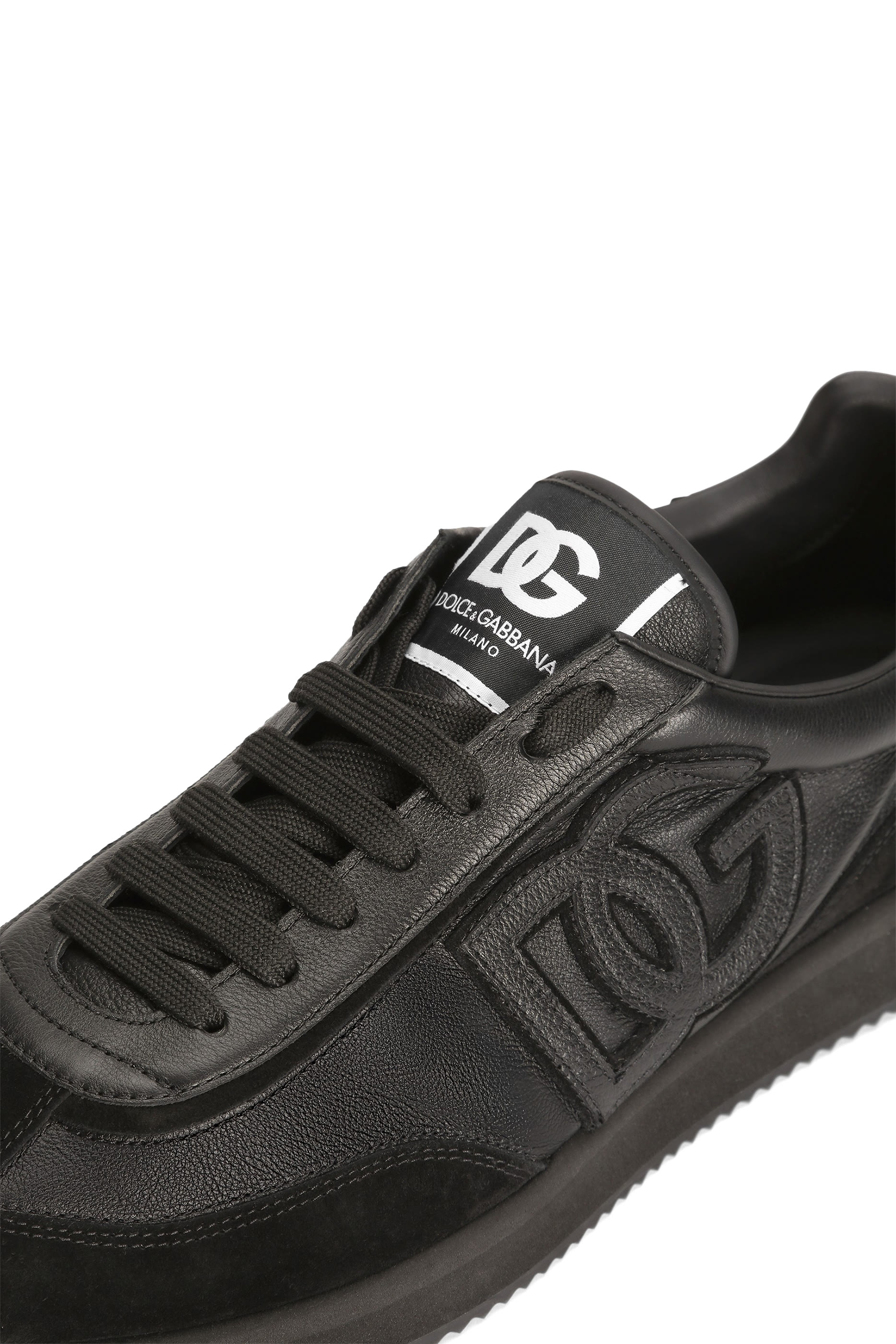 Mixed-Material DG Cushion Sneakers