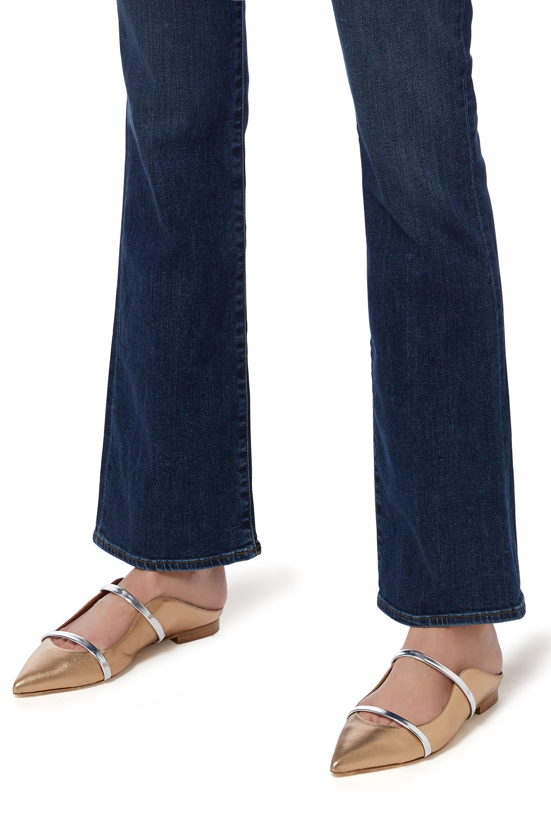 Maureen Metallic Flat Mules