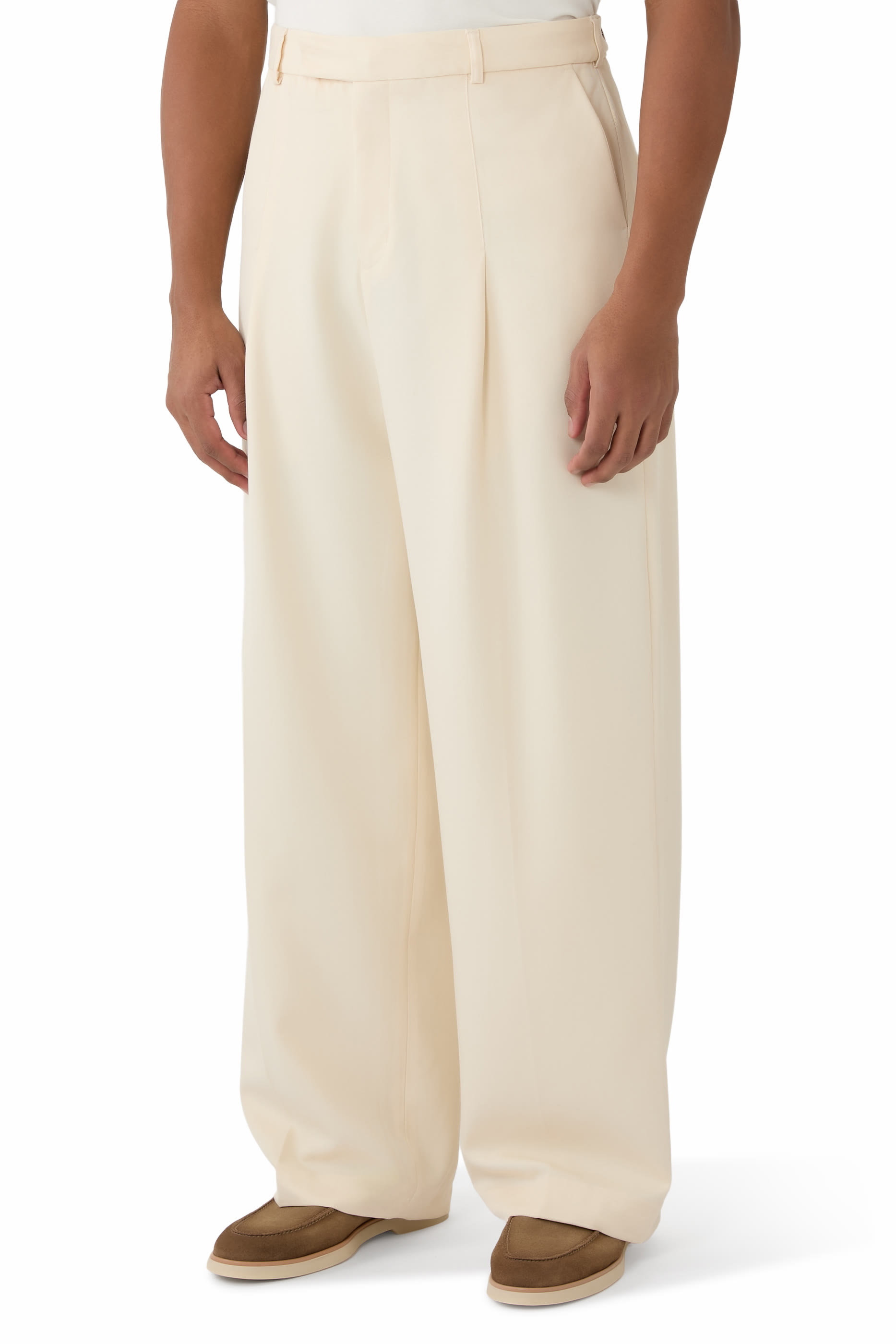 Tailored Wide Leg Trousers