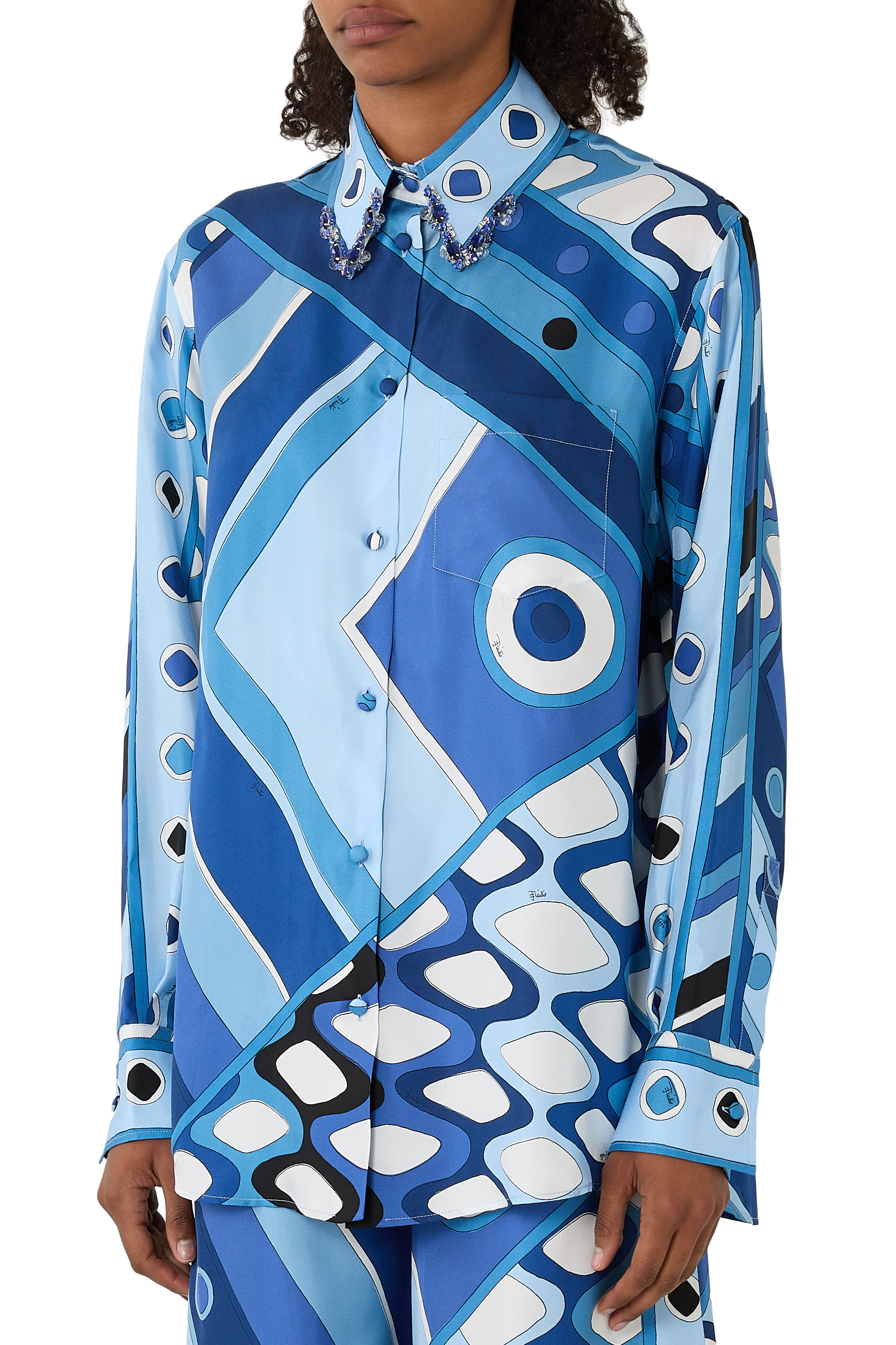 Vivara-Print Silk-Twill Shirt