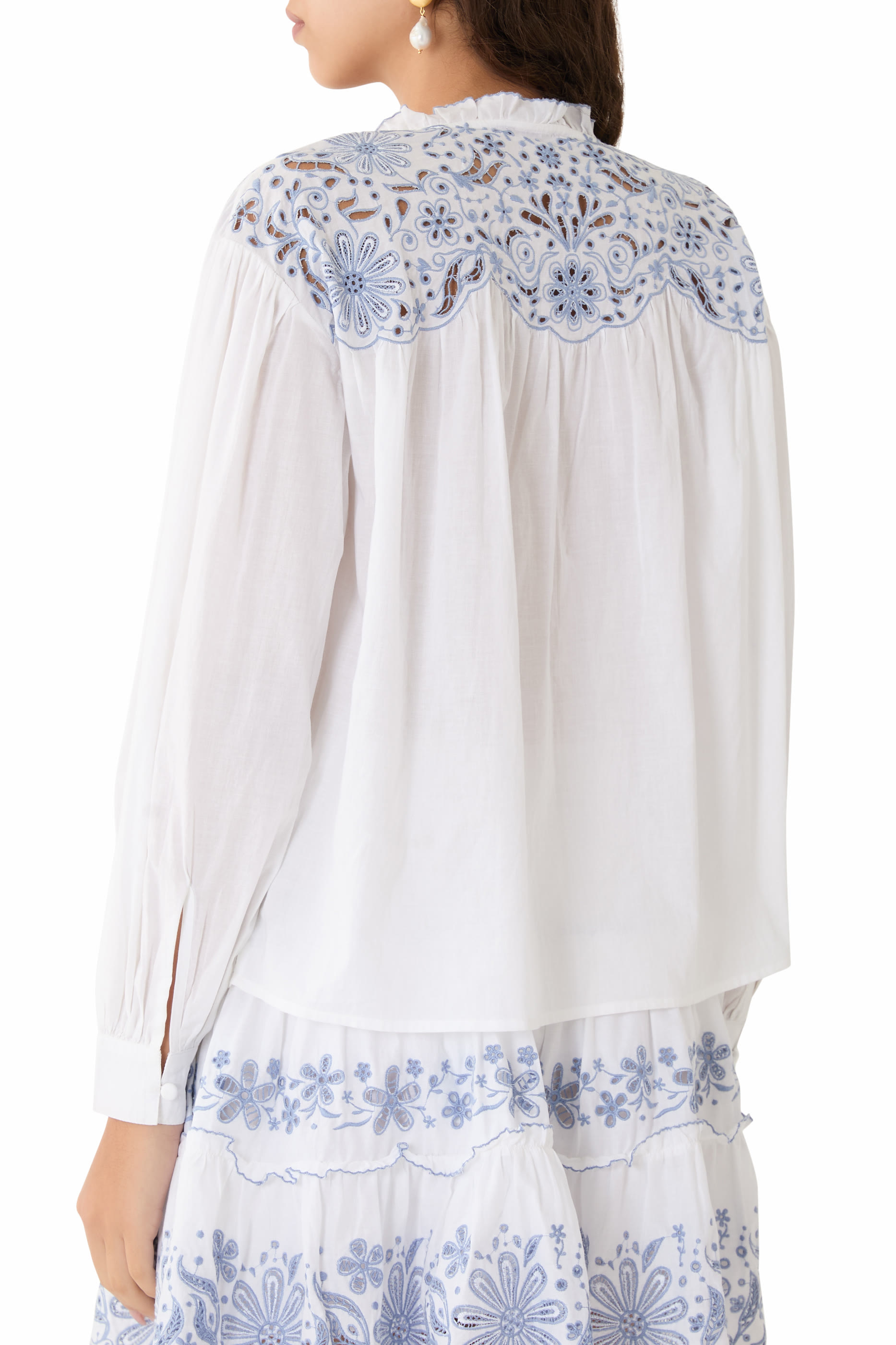 Floral Embroidered Blouse