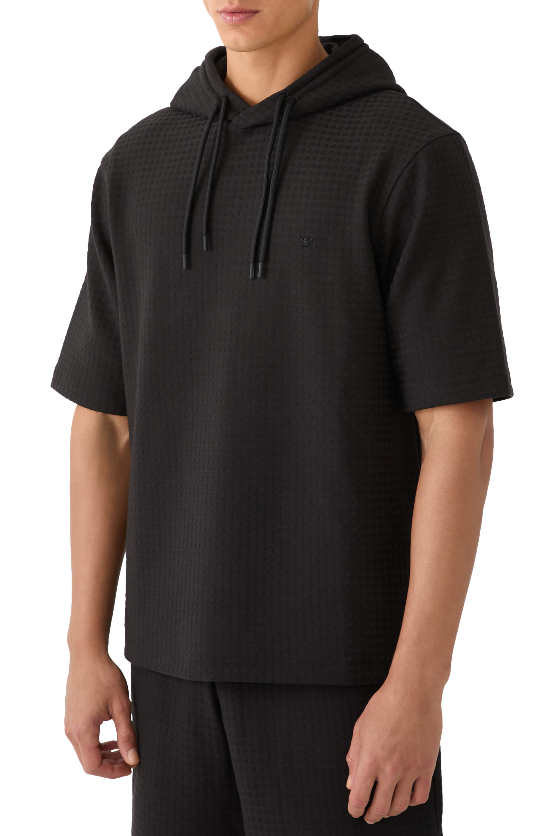 Oversized Jersey Hooded Sweatshirt