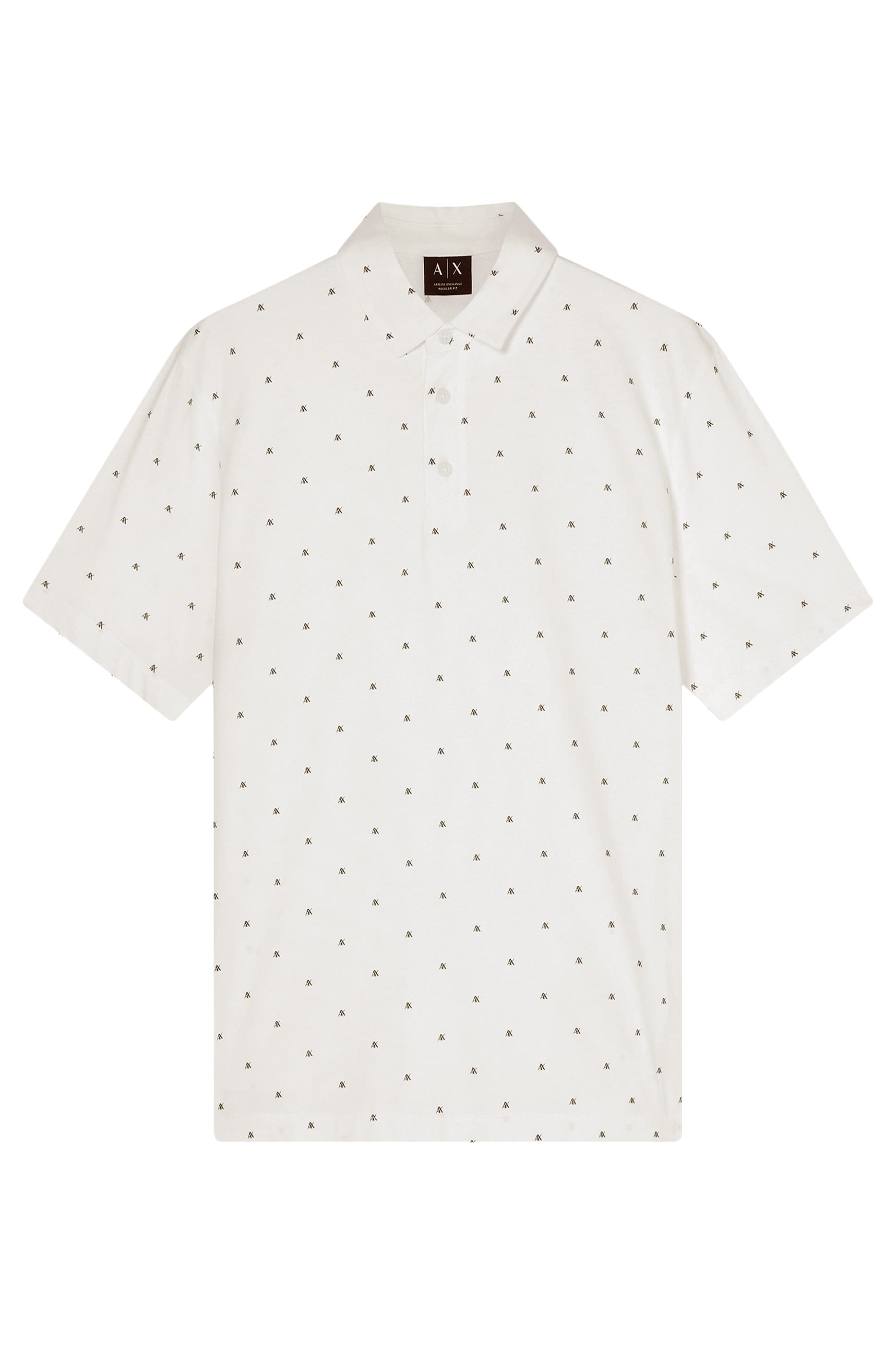 Logo Pattern Polo Shirt