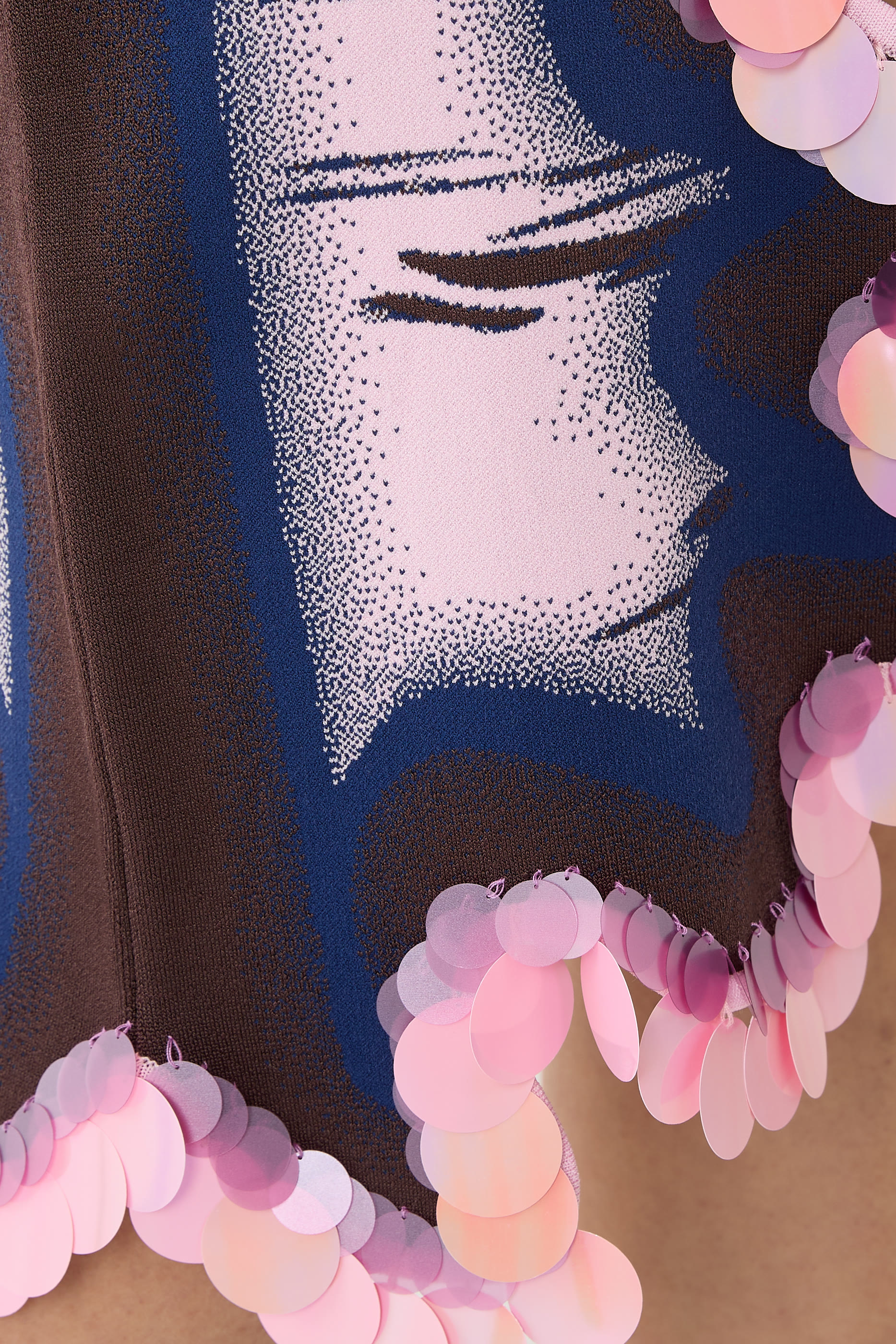 Robin Reversible Wavy Dress with Sequins