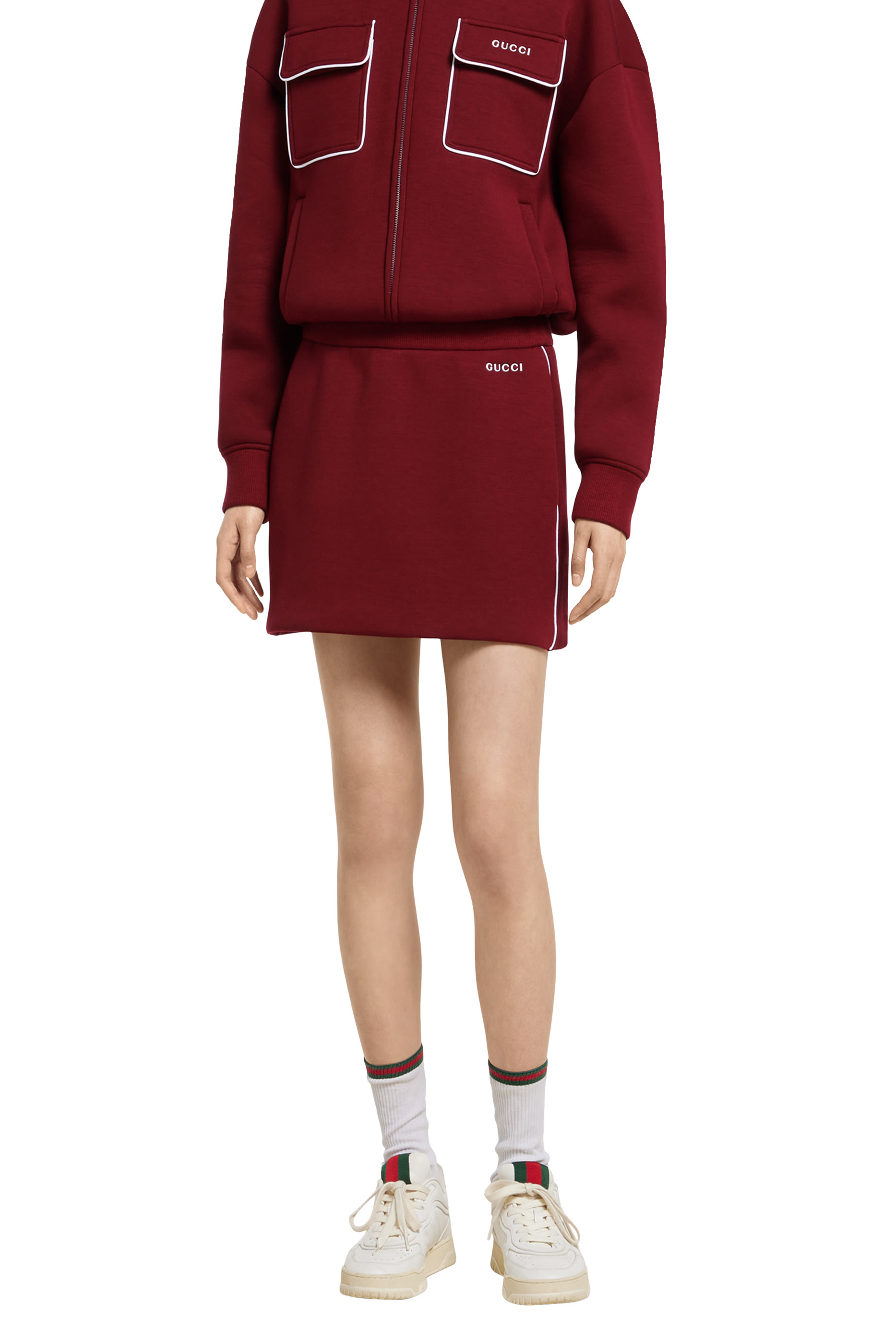 Logo Jersey Mini Skirt