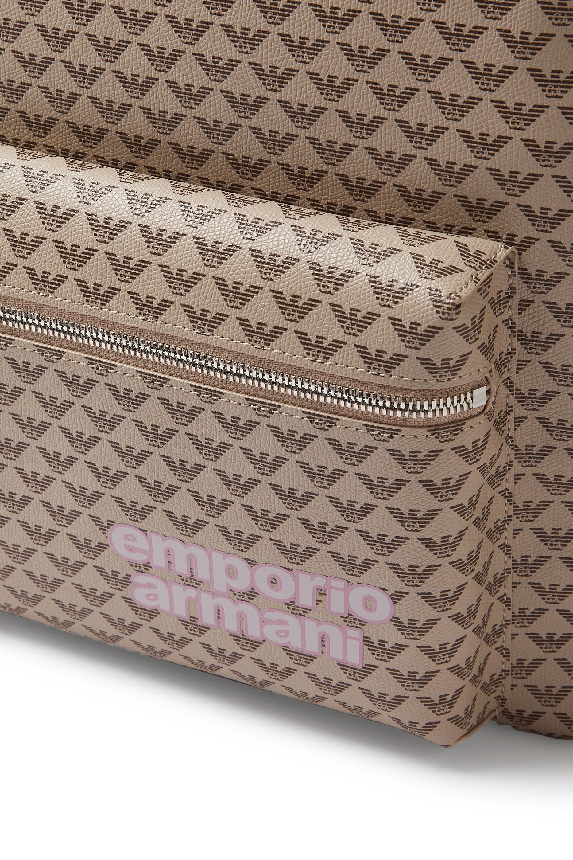 Kids EA Logo Coated Canvas Backpack