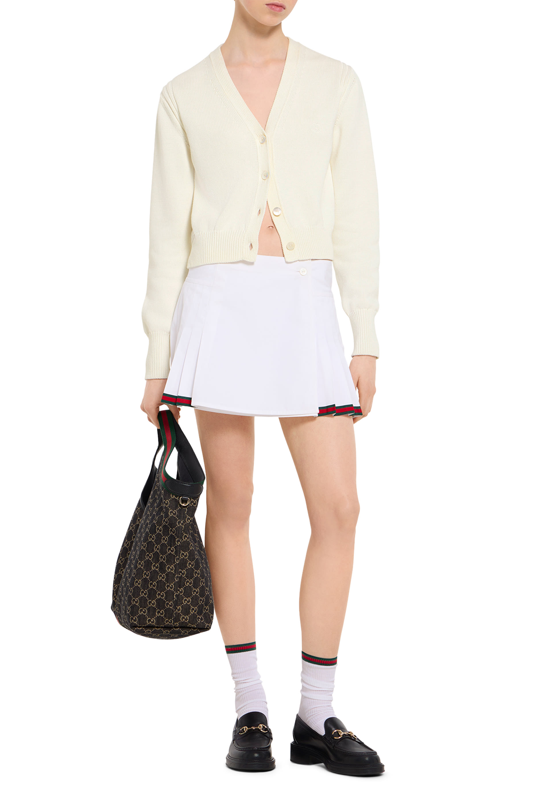 Embroidered Cotton Cardigan