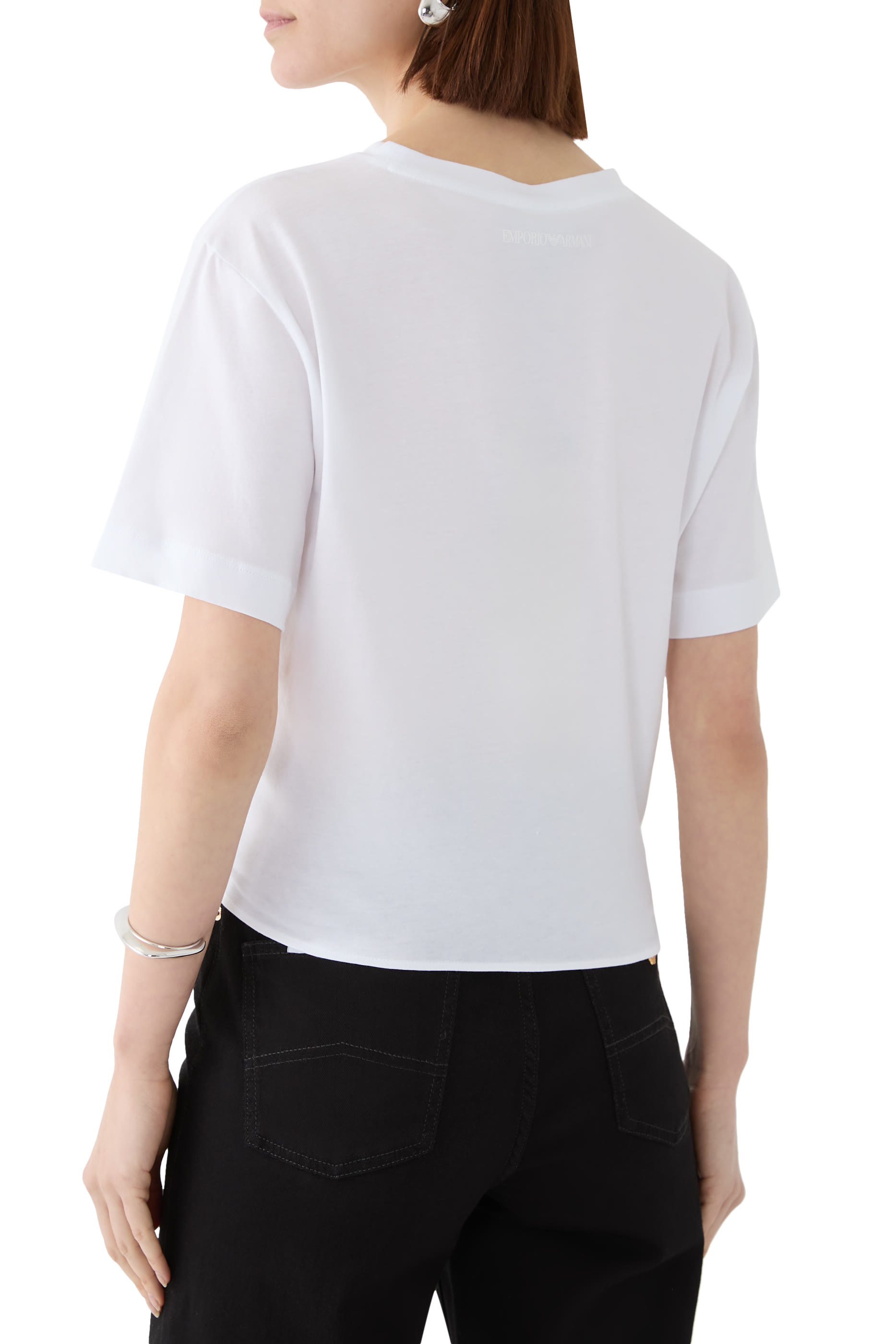 Logo Jersey T-Shirt with Knot