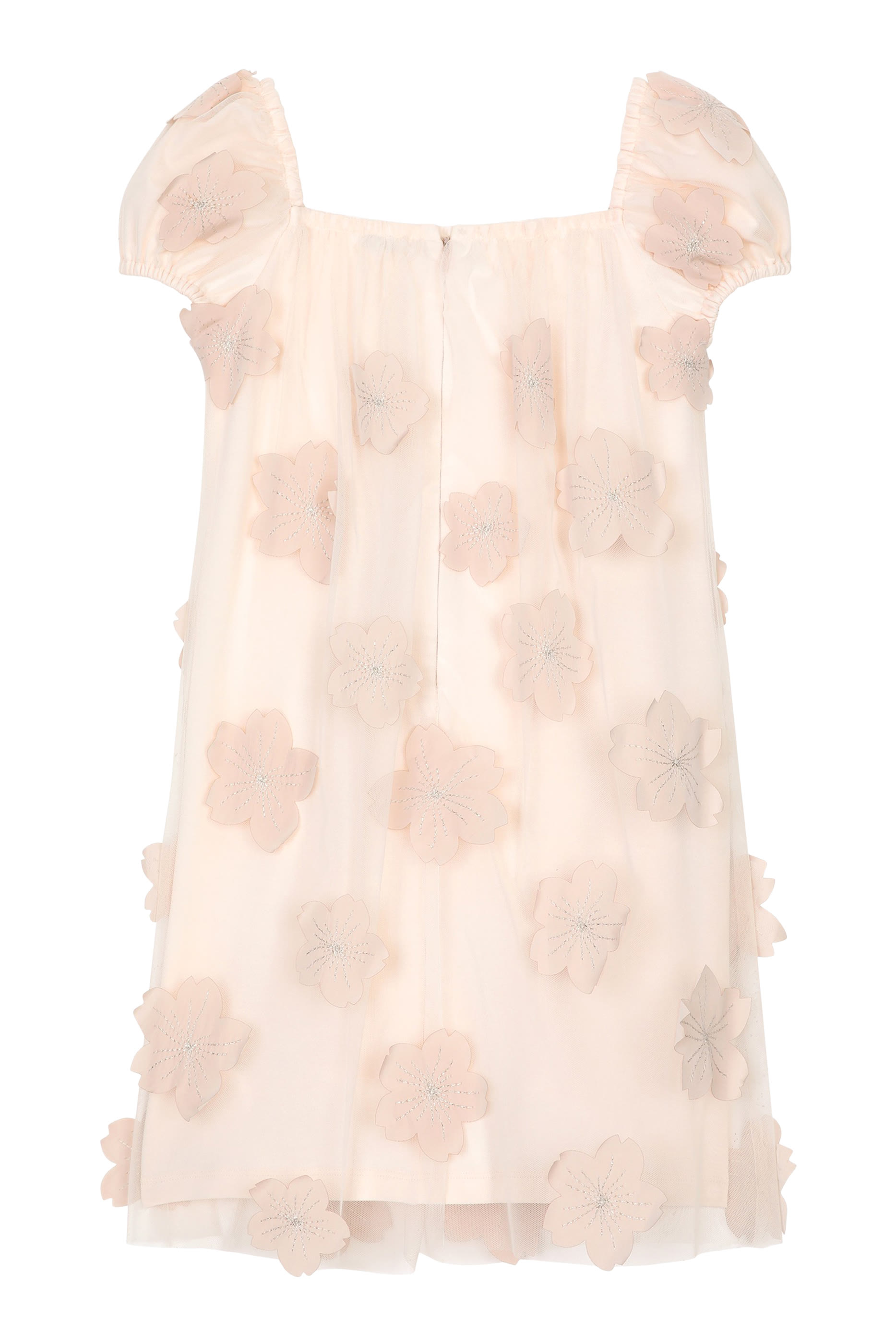 Kids Short-Sleeved Dress with Logo