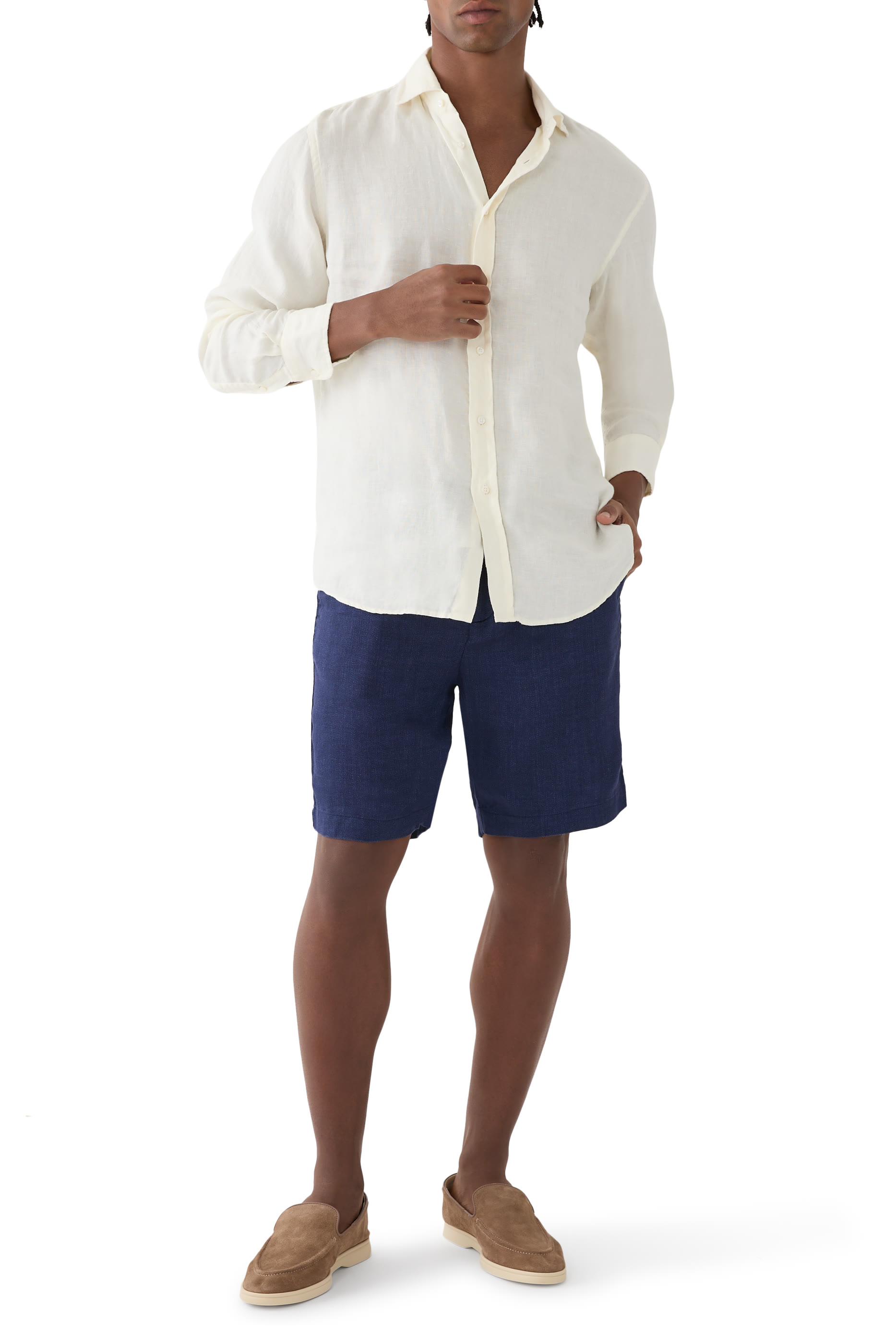  Felipe Linen Shorts