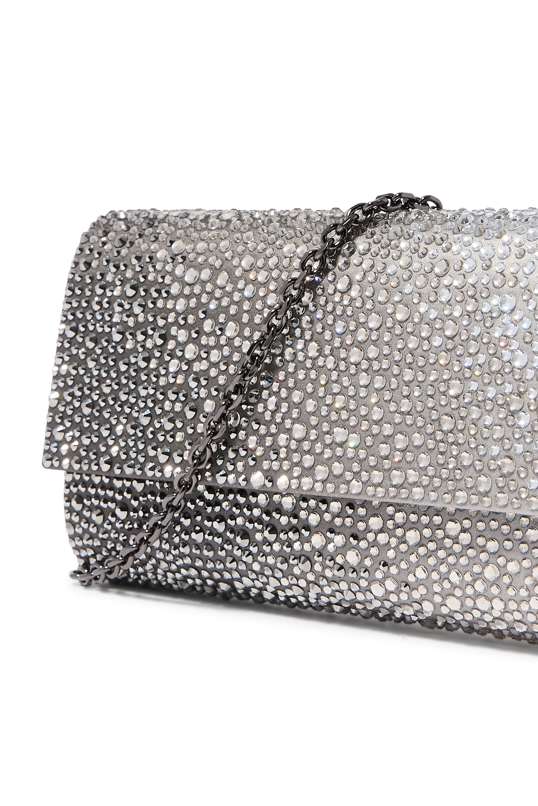 Perry Crystal Caviar Gradient Flame Handbag